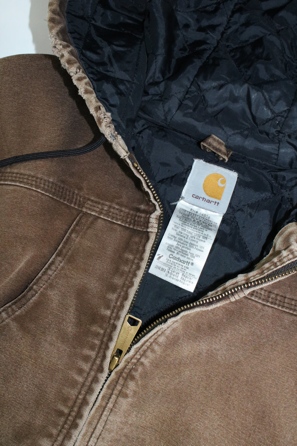 00s Carhartt brown active jacket "boro"