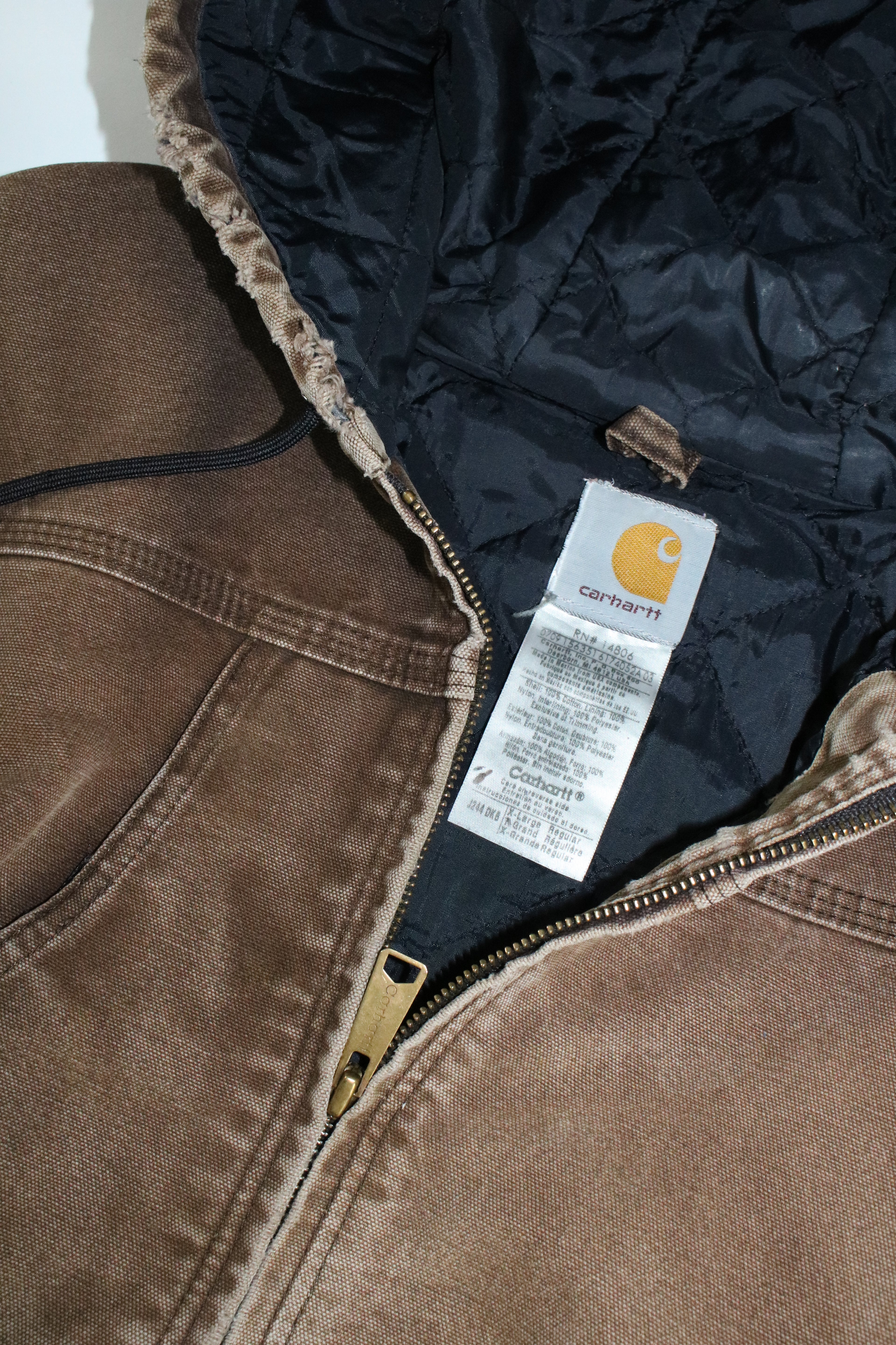 00s Carhartt brown active jacket "boro"