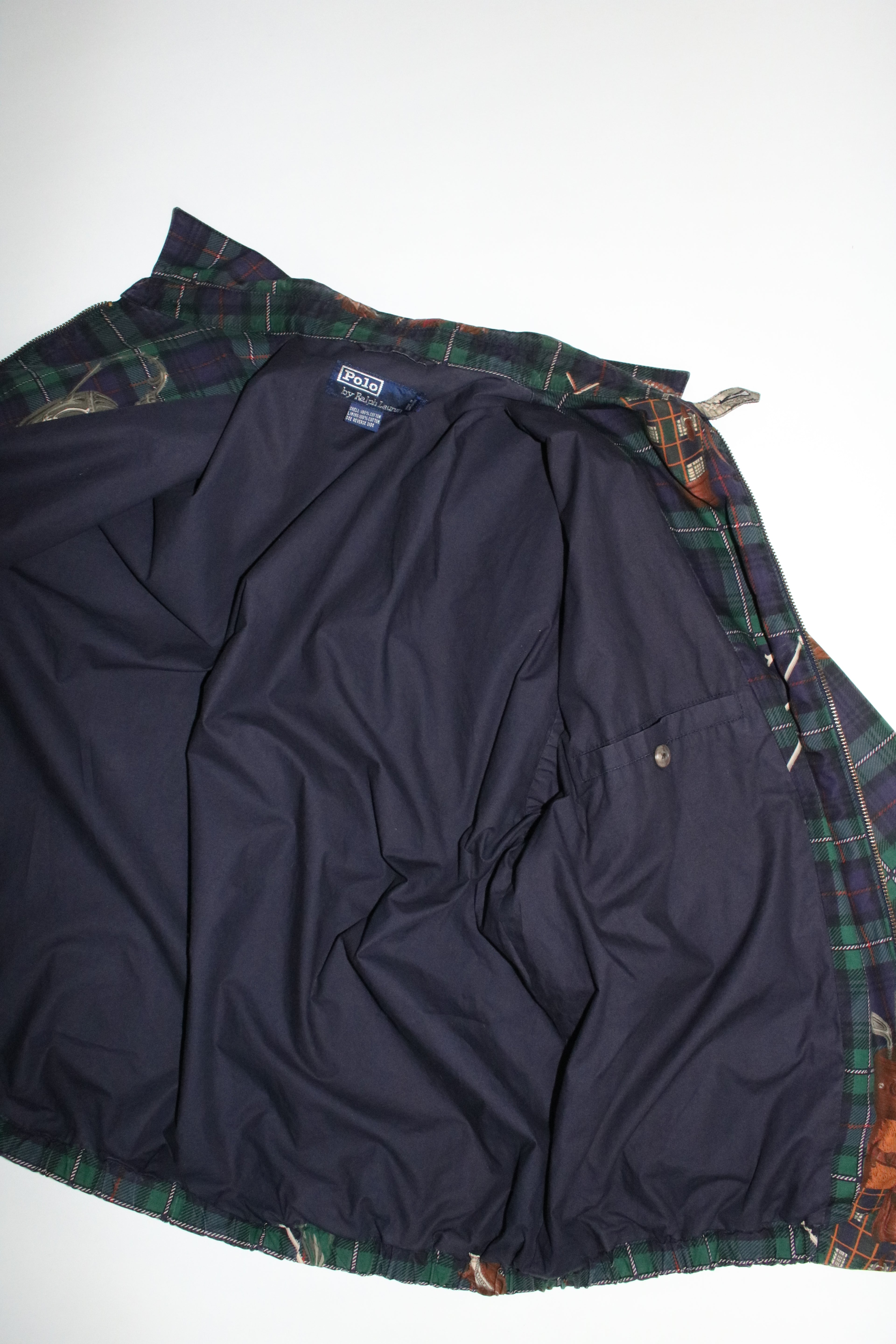 90s polo by Ralph Lauren golf pattern drizzler jacket