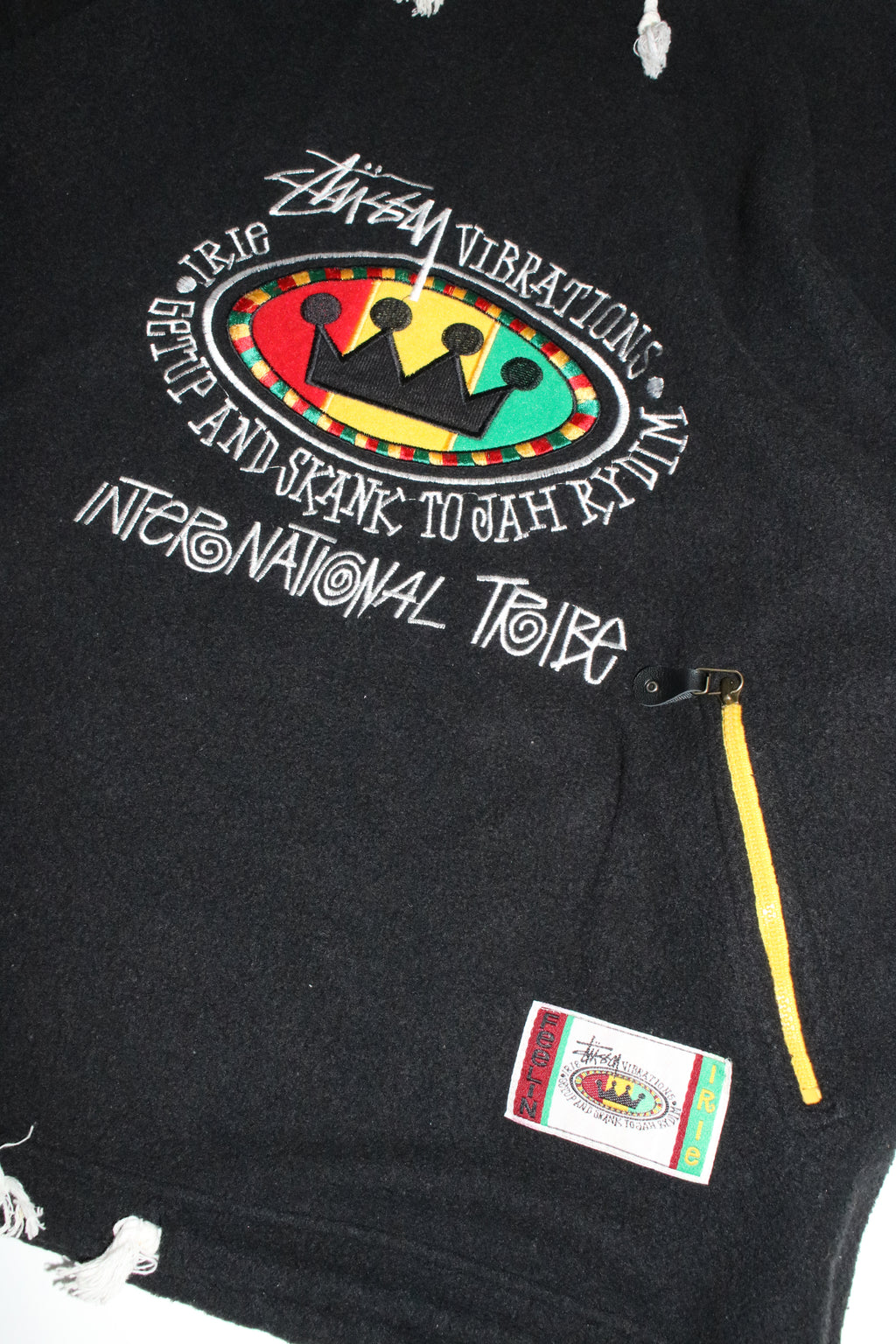 80s STUSSY raster color hoodie