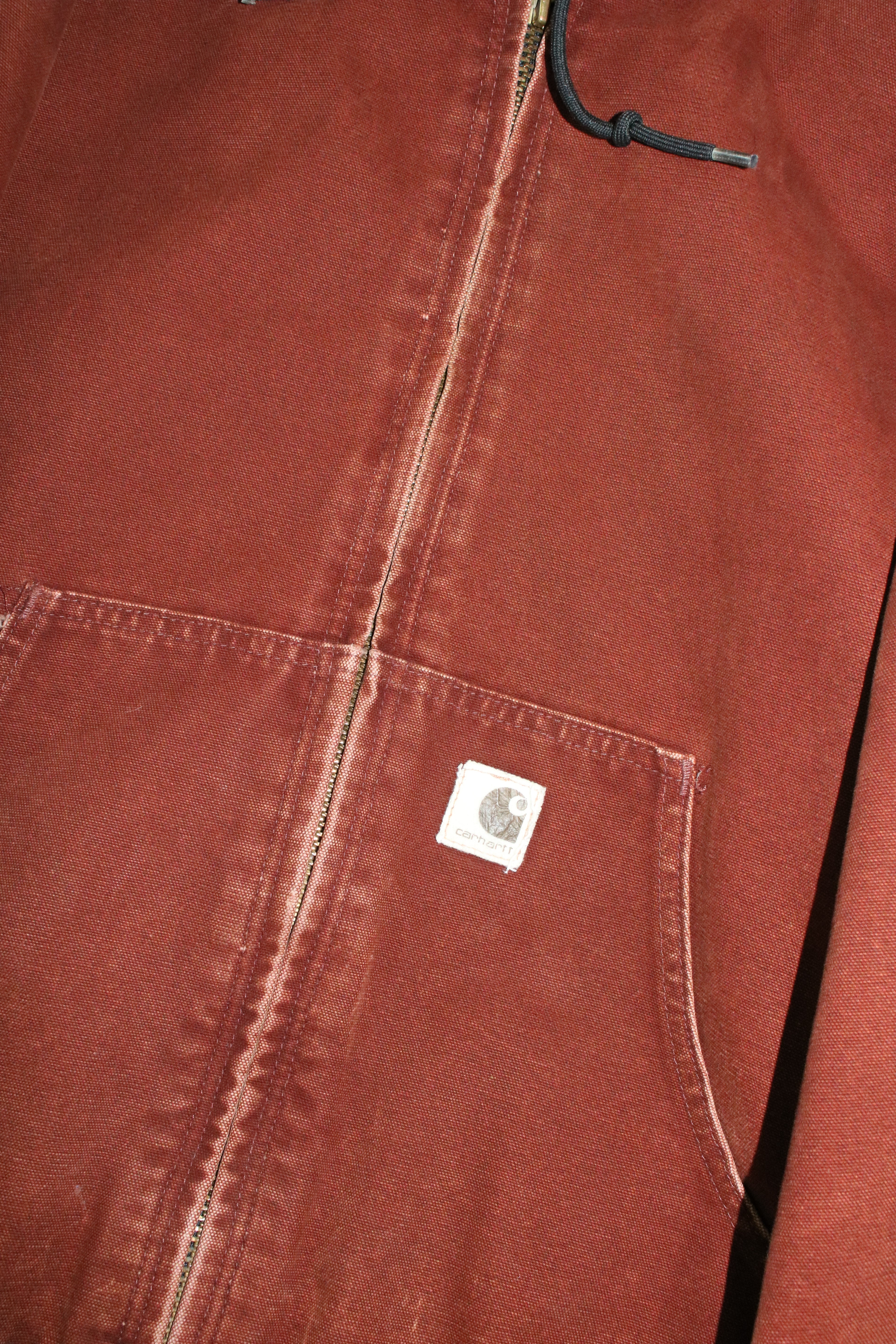 00s Carhartt orange brown active jacket "boro"