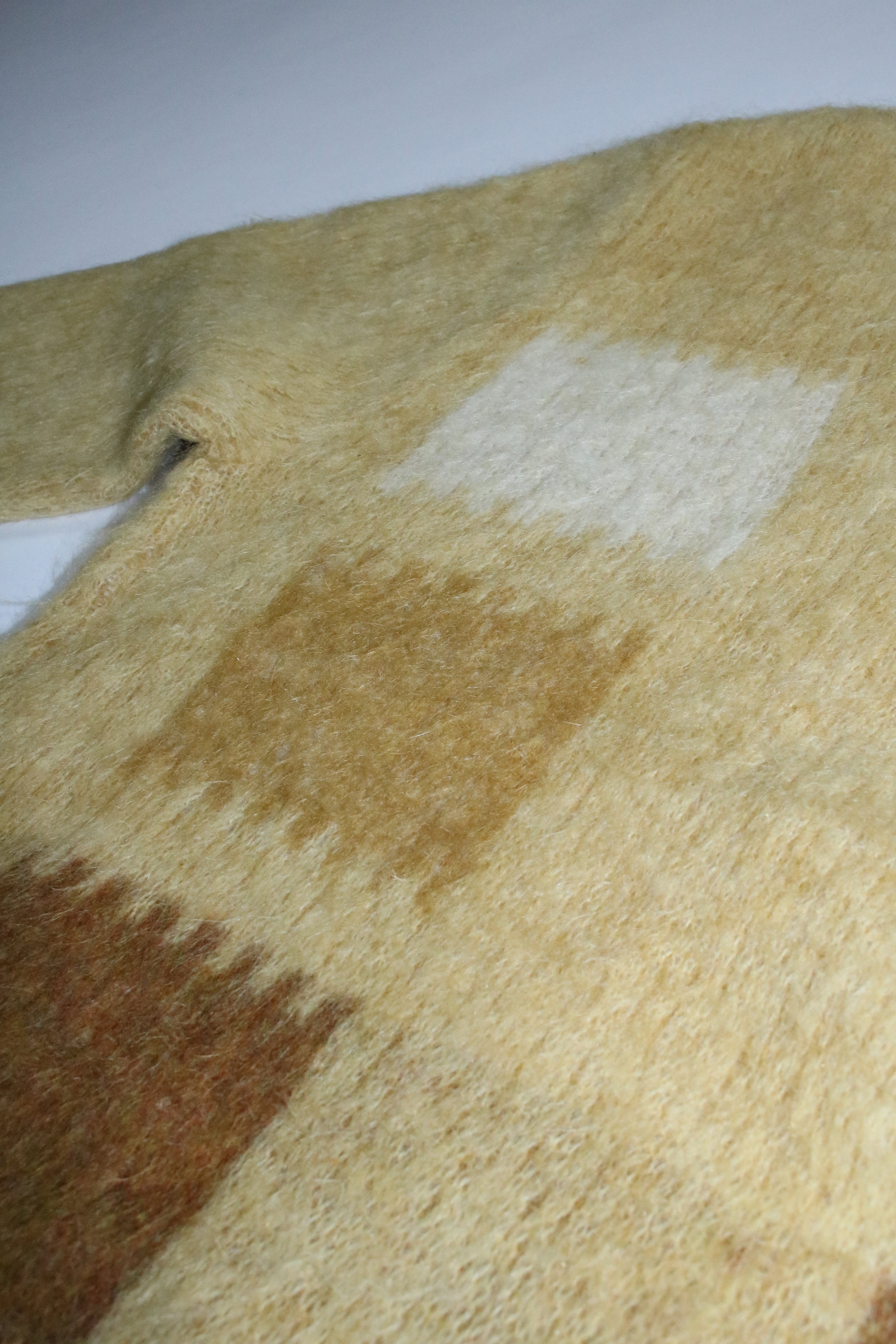 60s puritan mohair v-neck knit