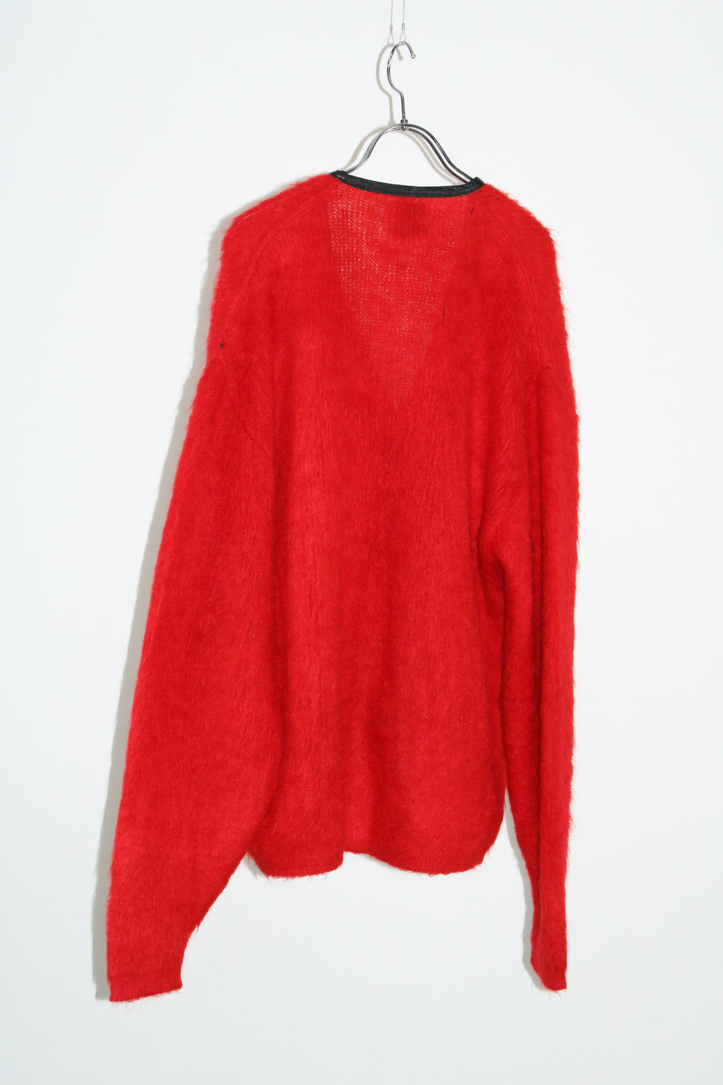 60s McGREGOR red mohair cardigan