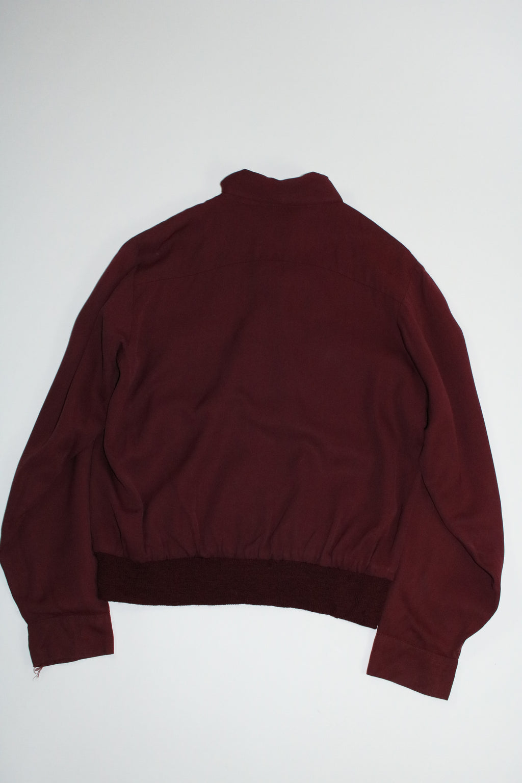 50s wine red gabardine jacket