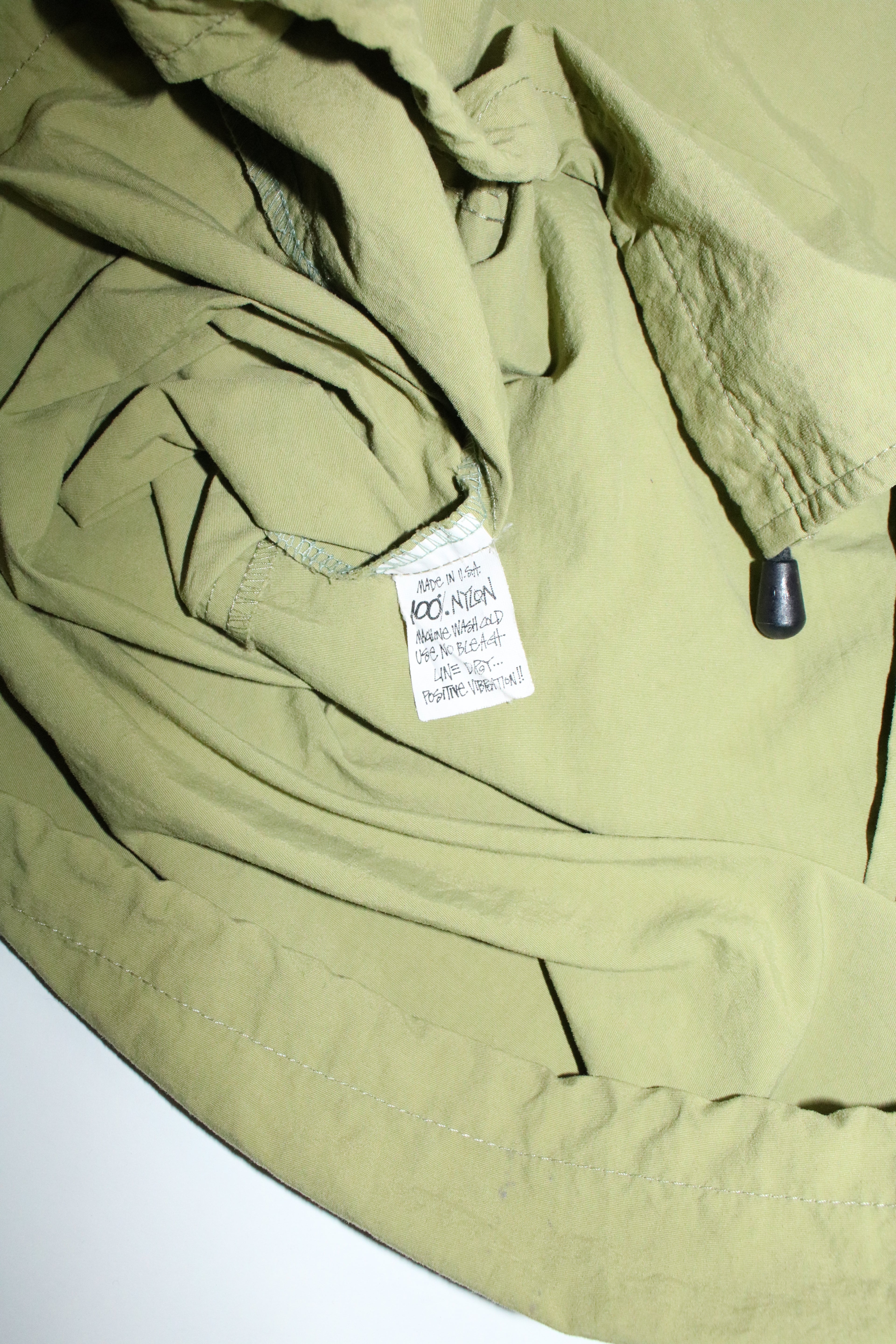 80s STUSSY "WORLD TRIBE" hooded coach jacket