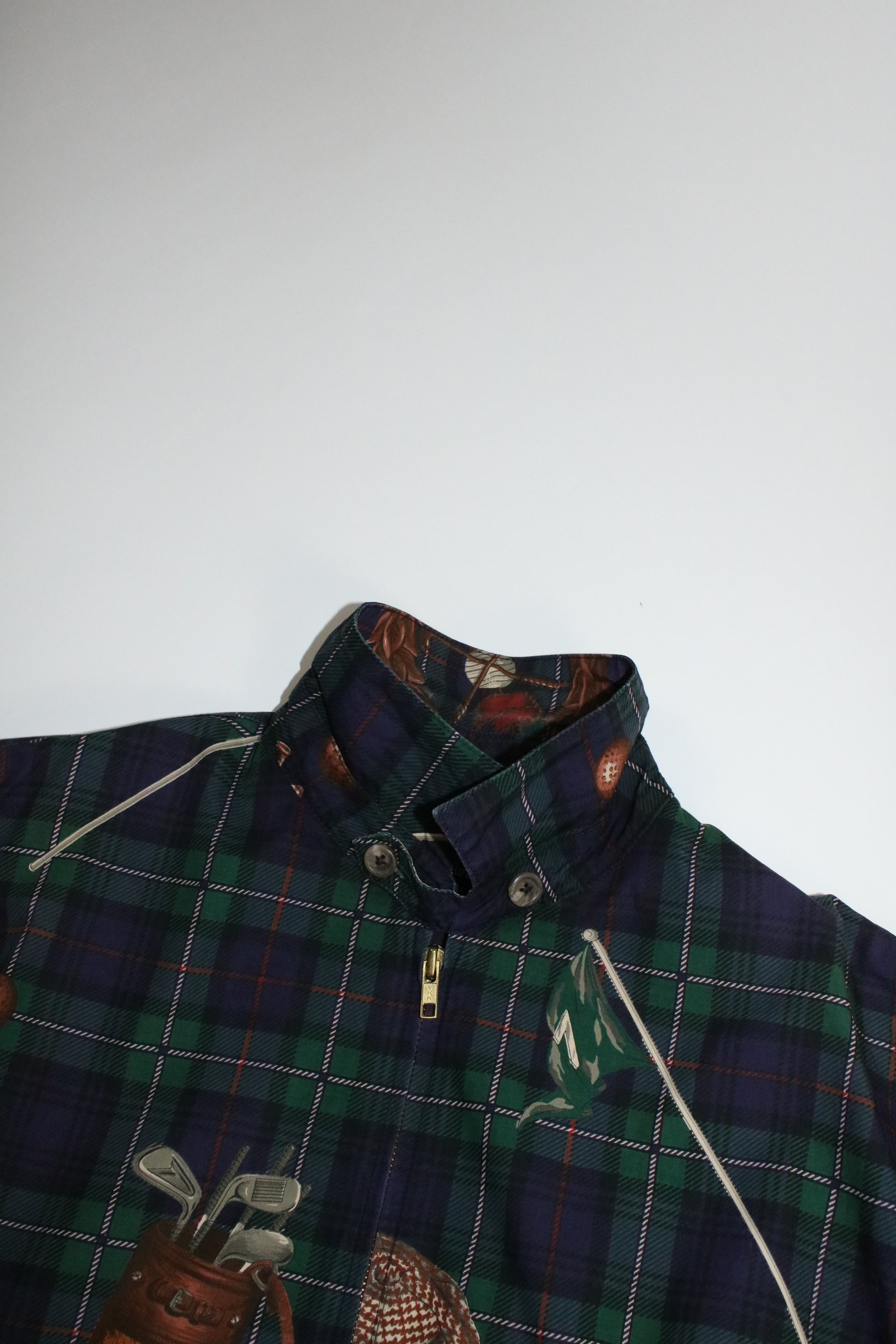 90s polo by Ralph Lauren golf pattern drizzler jacket