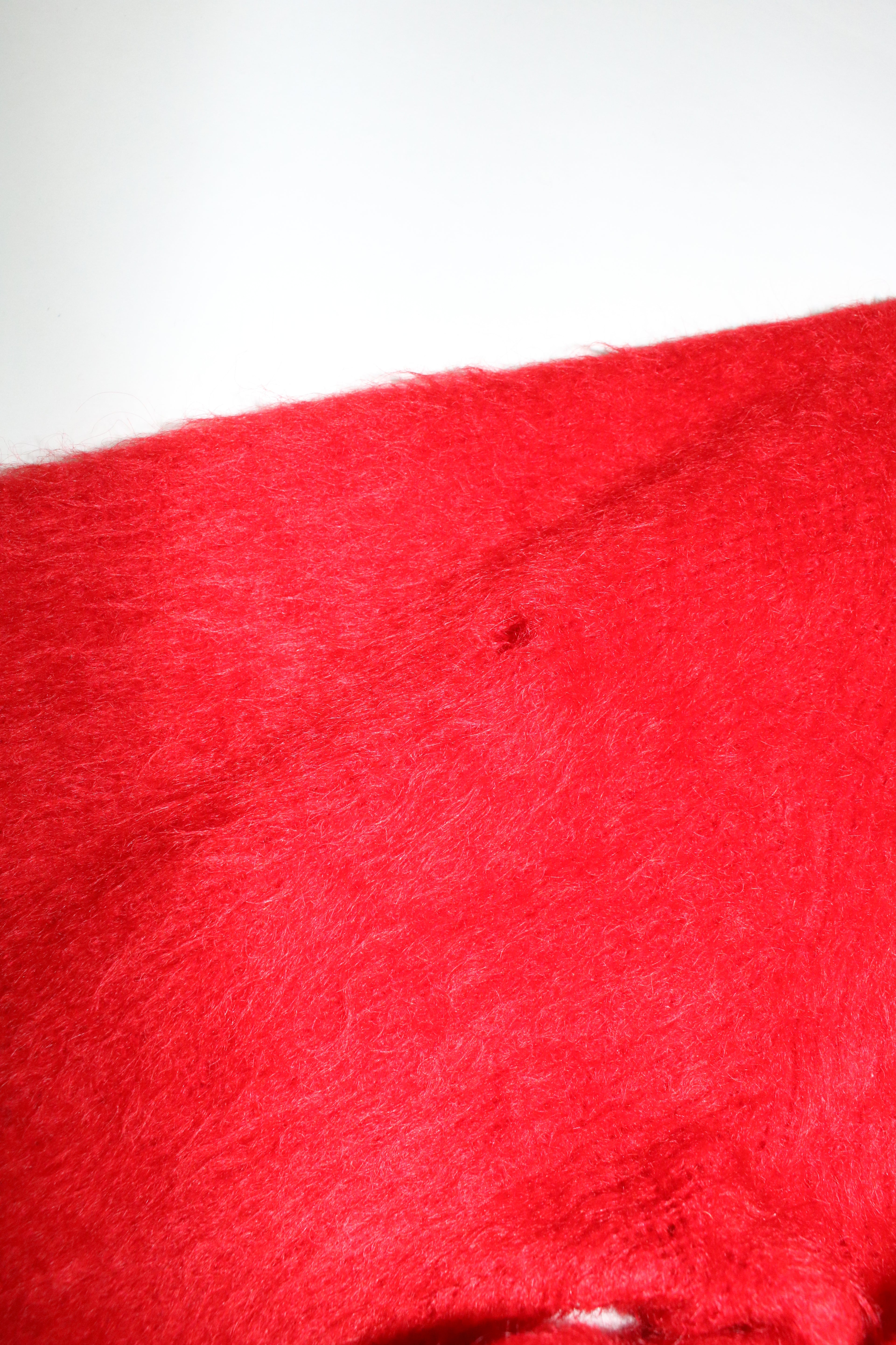 60s McGREGOR red mohair cardigan