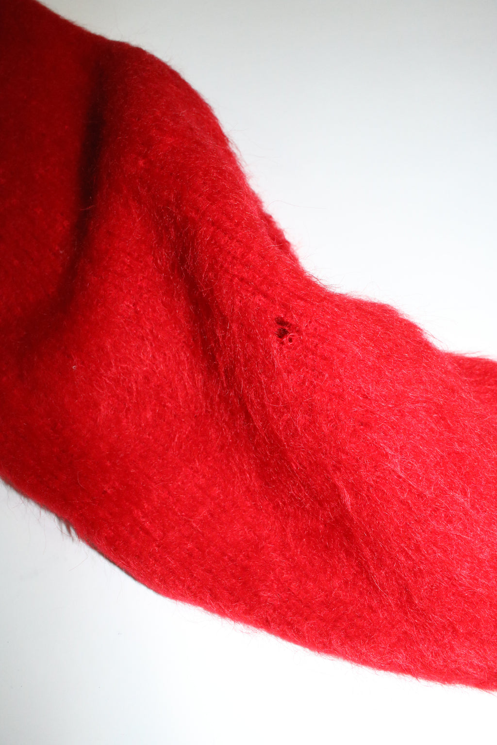 60s McGREGOR red mohair cardigan