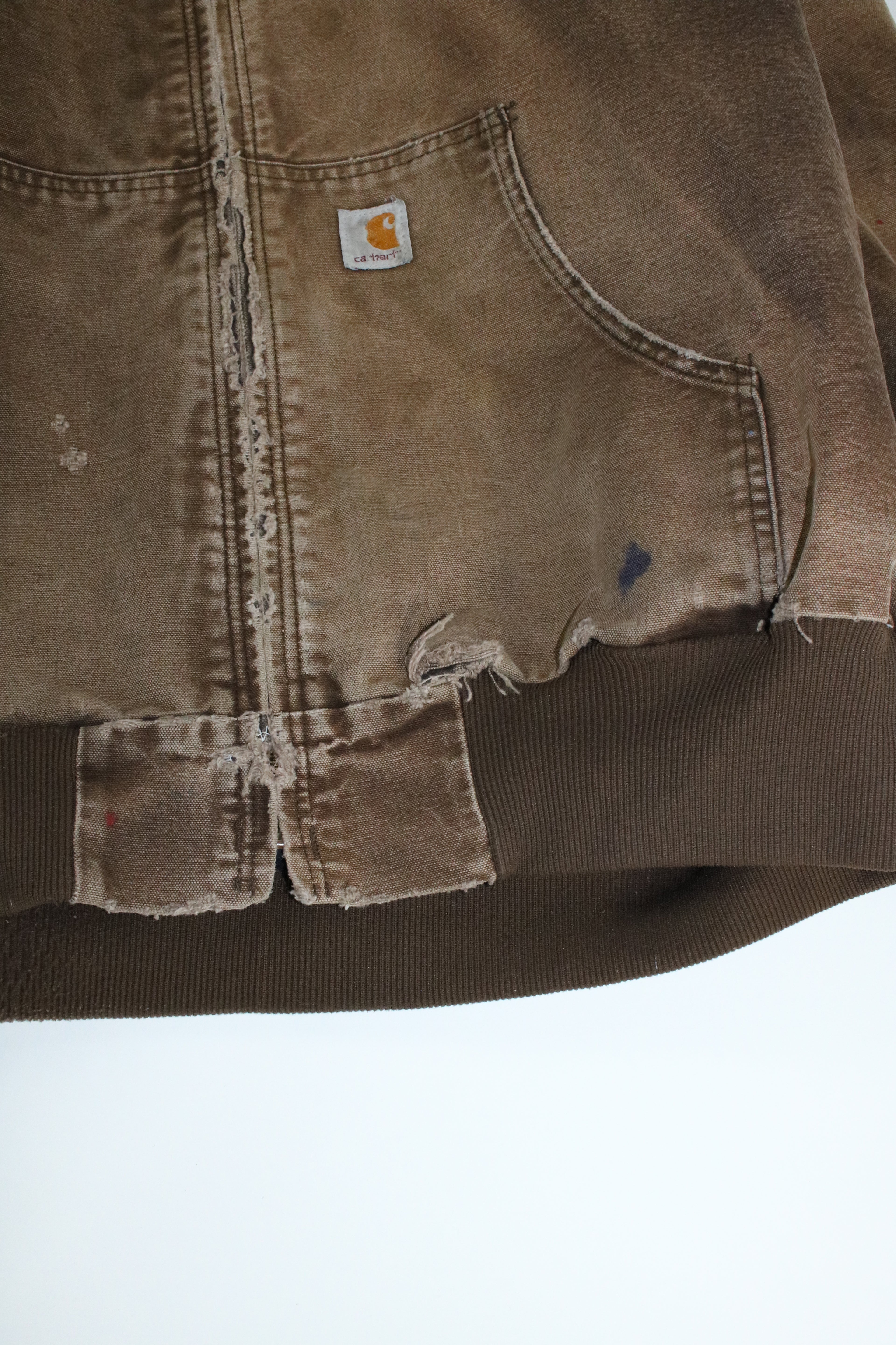 00s Carhartt brown active jacket "boro"