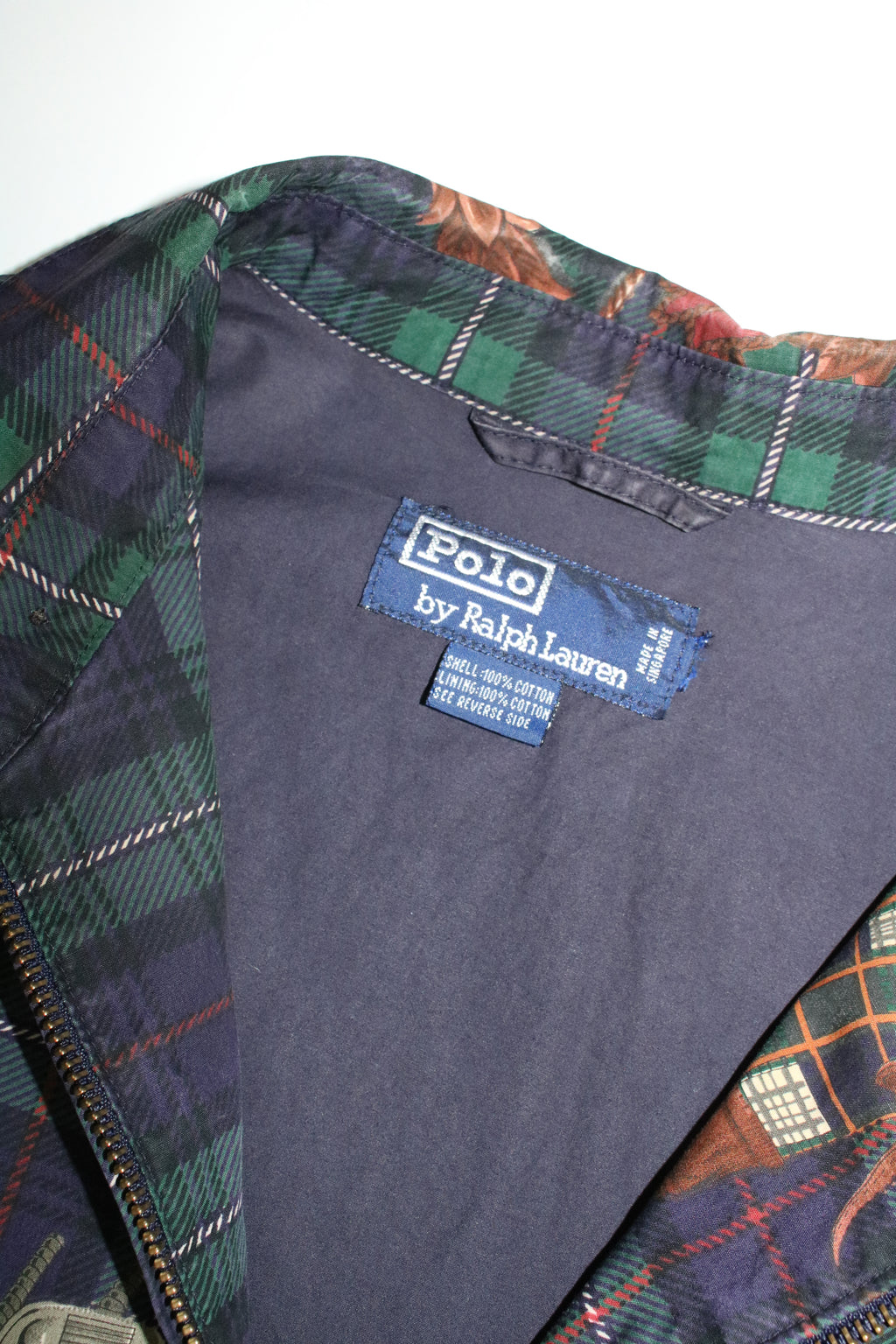 90s polo by Ralph Lauren golf pattern drizzler jacket