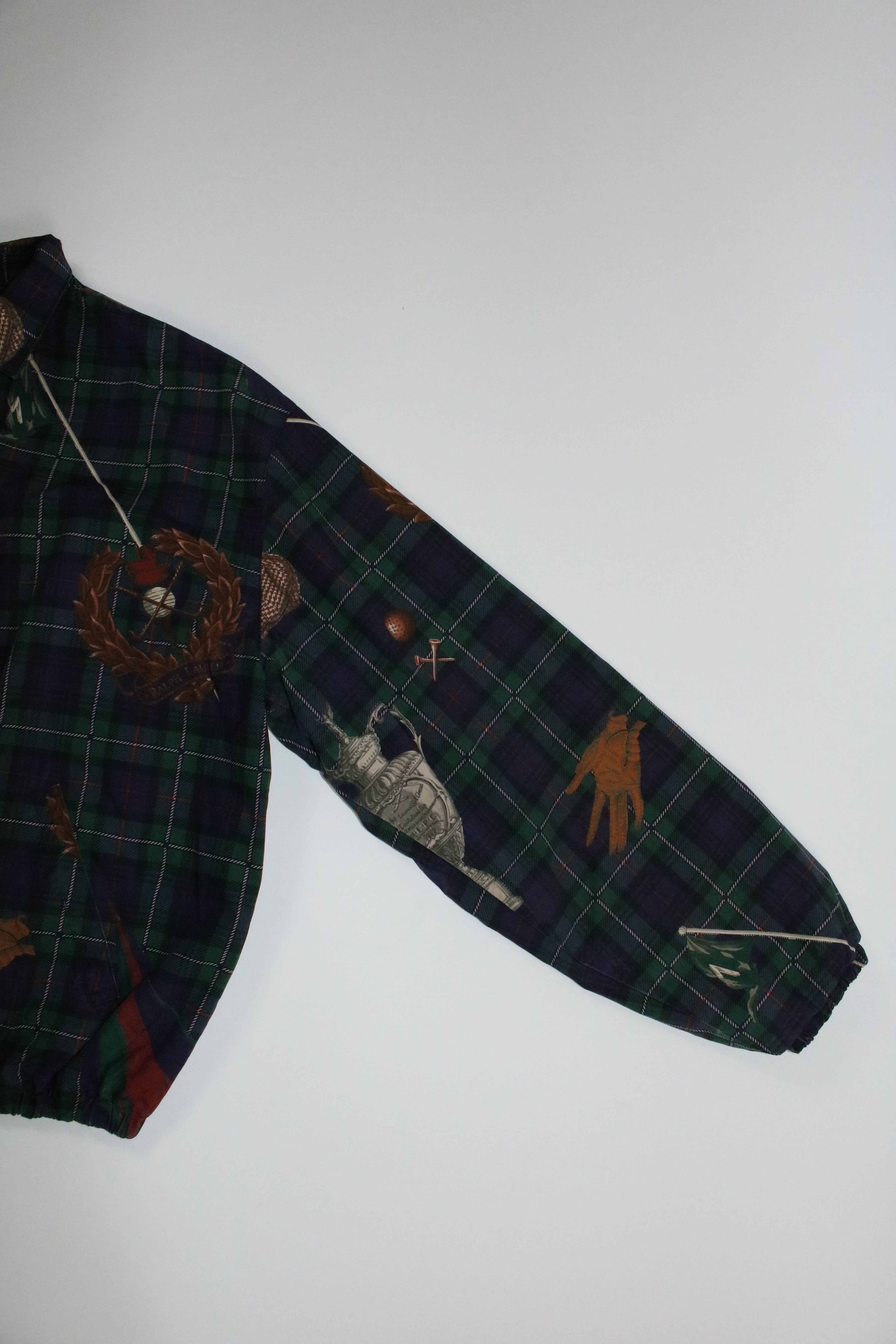 90s polo by Ralph Lauren golf pattern drizzler jacket