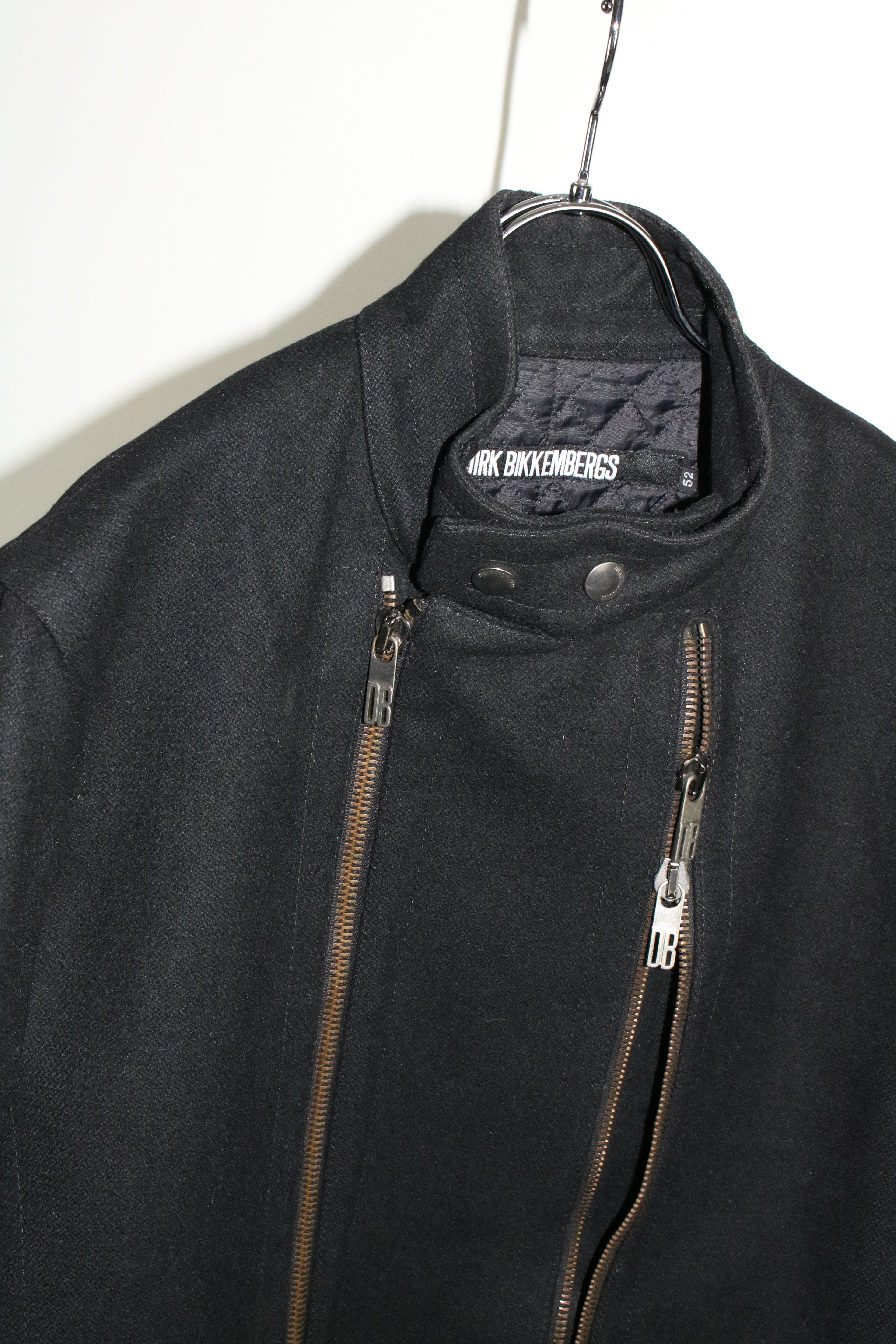 00s DIRK BIKKEMBERGS belted design wool long coat