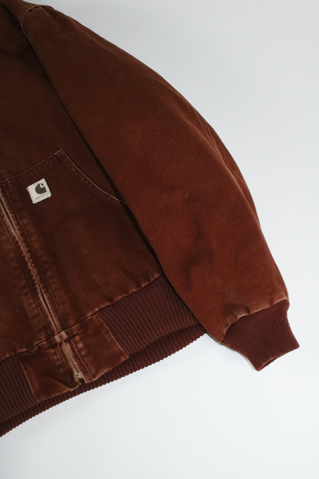 00s Carhartt orange brown active jacket "boro"