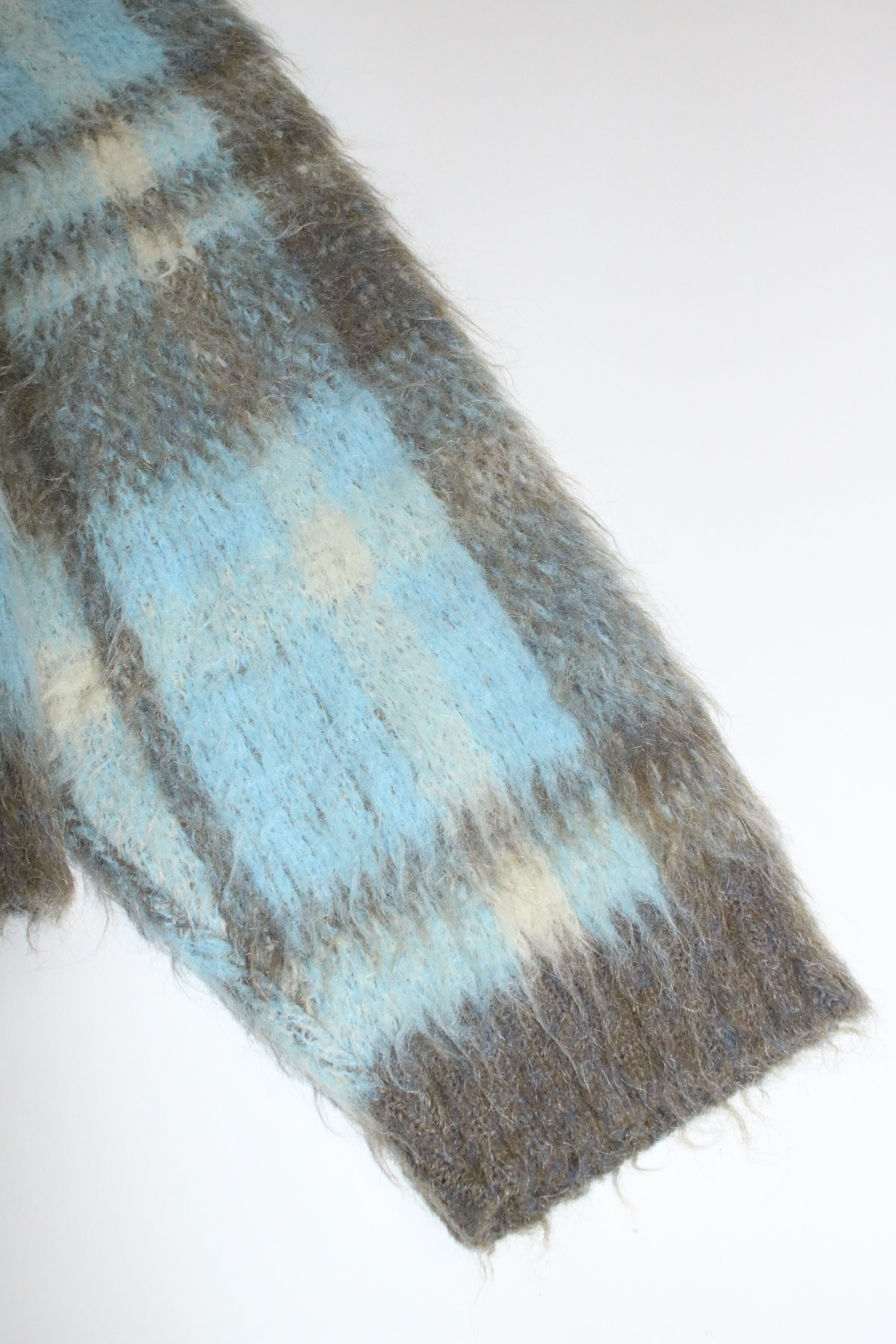 60s milwaukee knit mohair cardigan