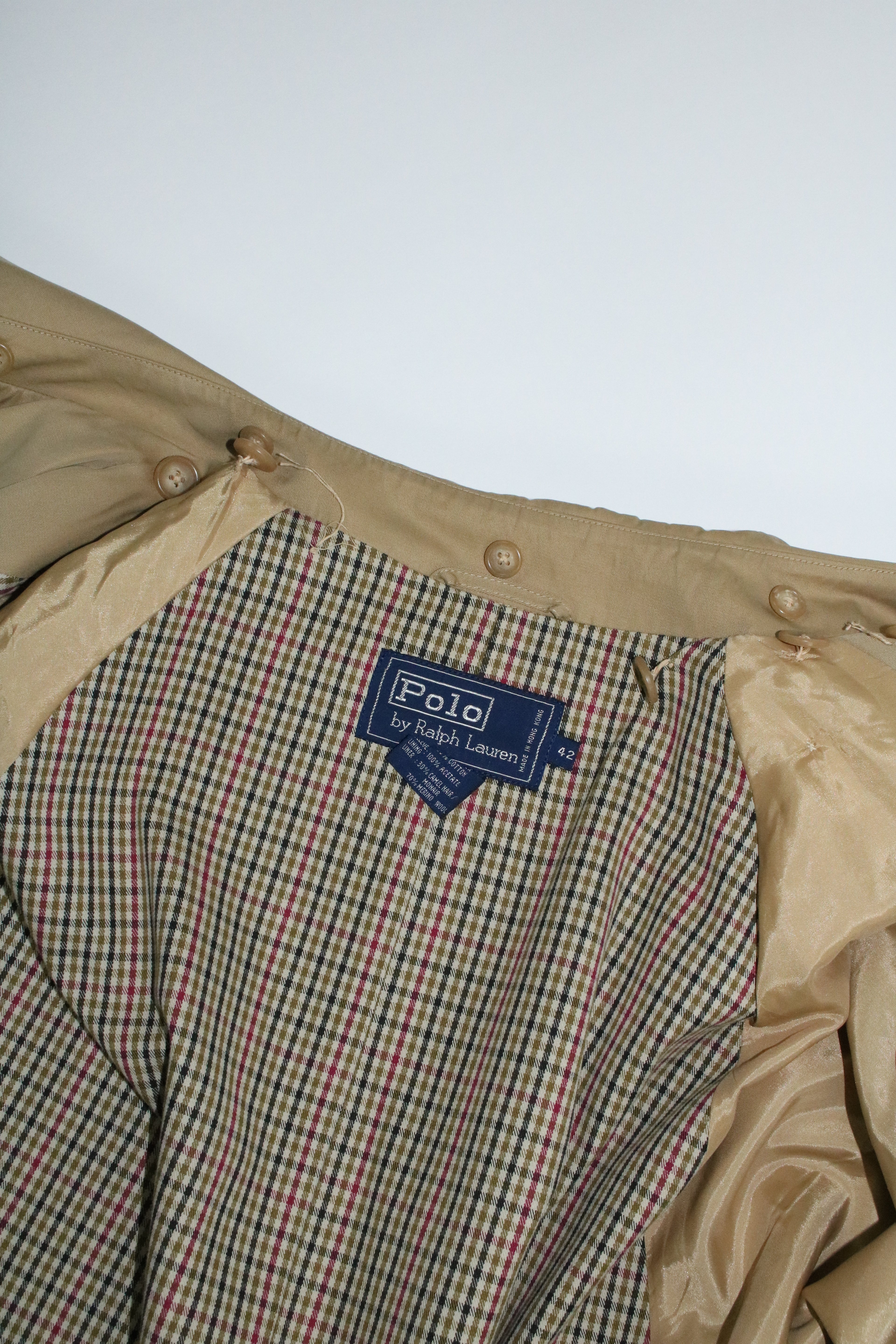 90s Polo by Ralph Lauren trench coat