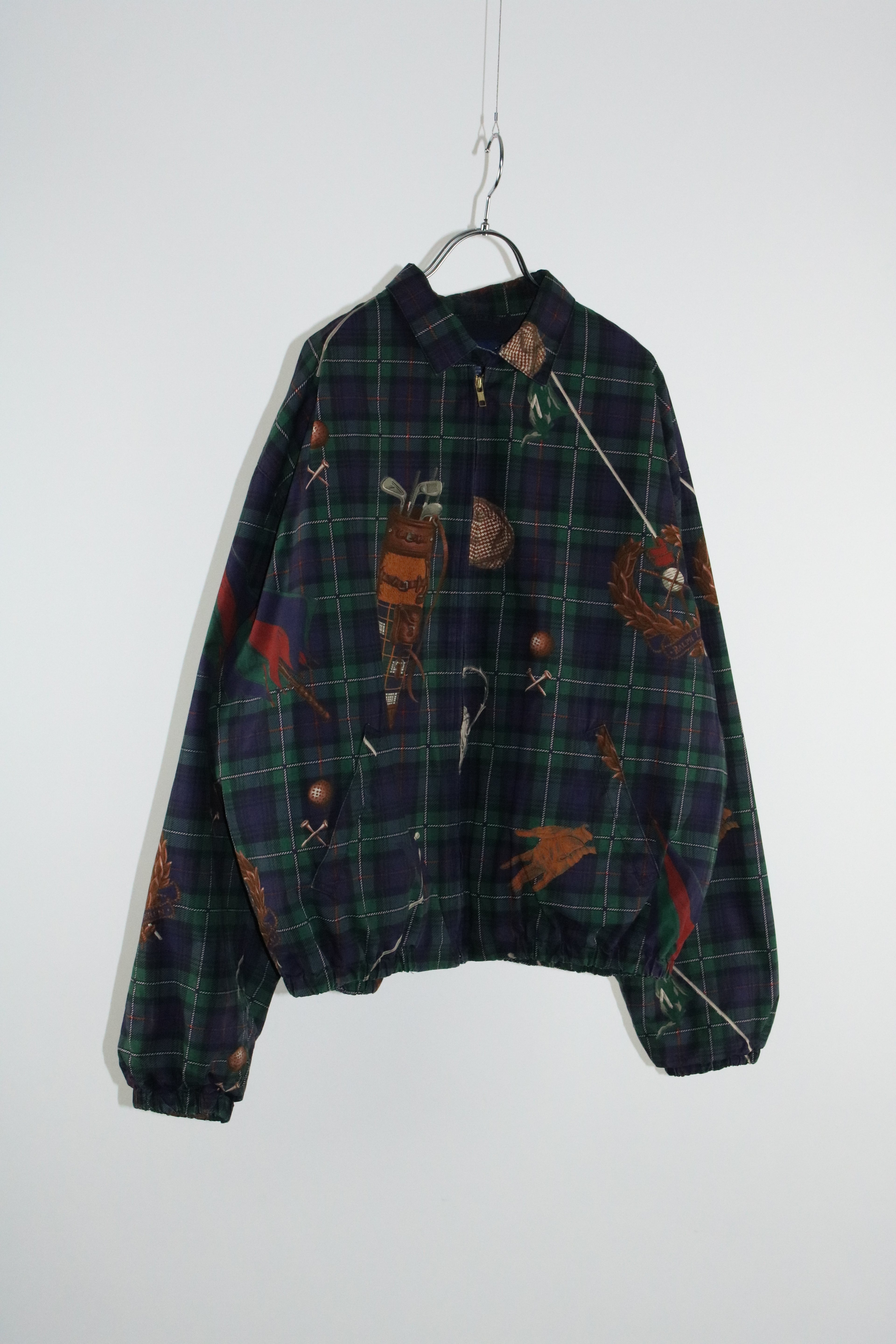 90s polo by Ralph Lauren golf pattern drizzler jacket