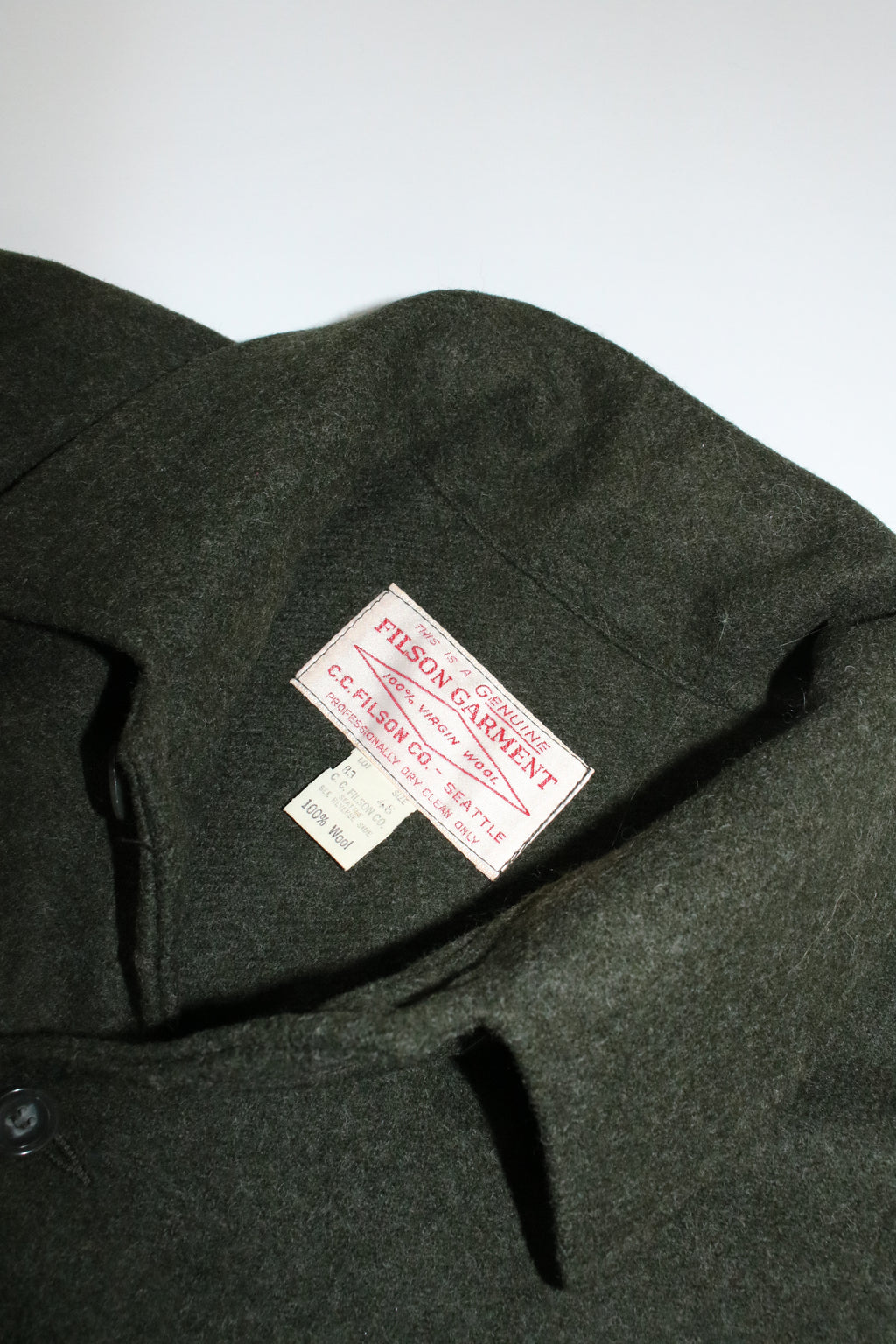 80s FILSON GARMENT double mackinaw jacket