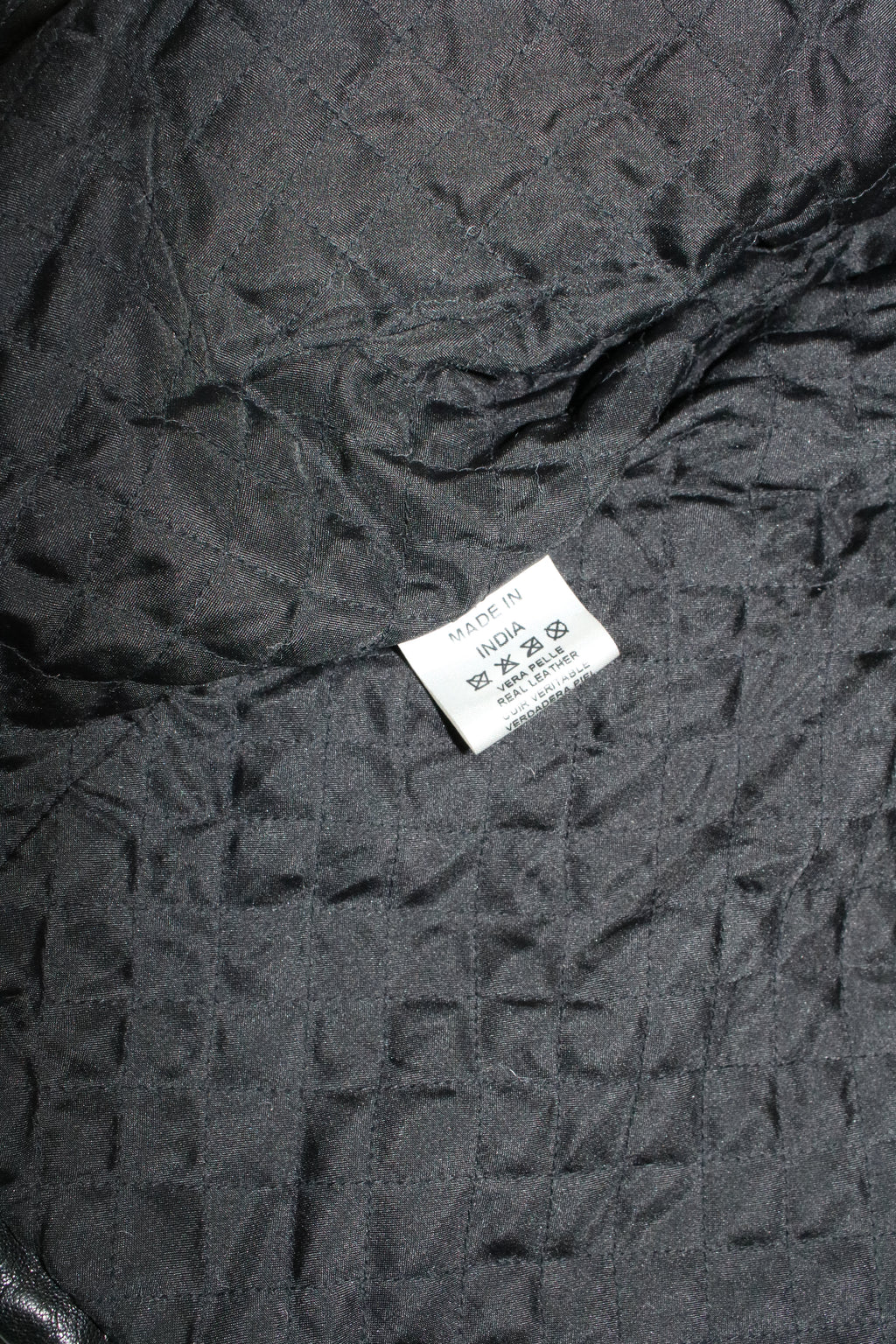 90s leather fireman brouson