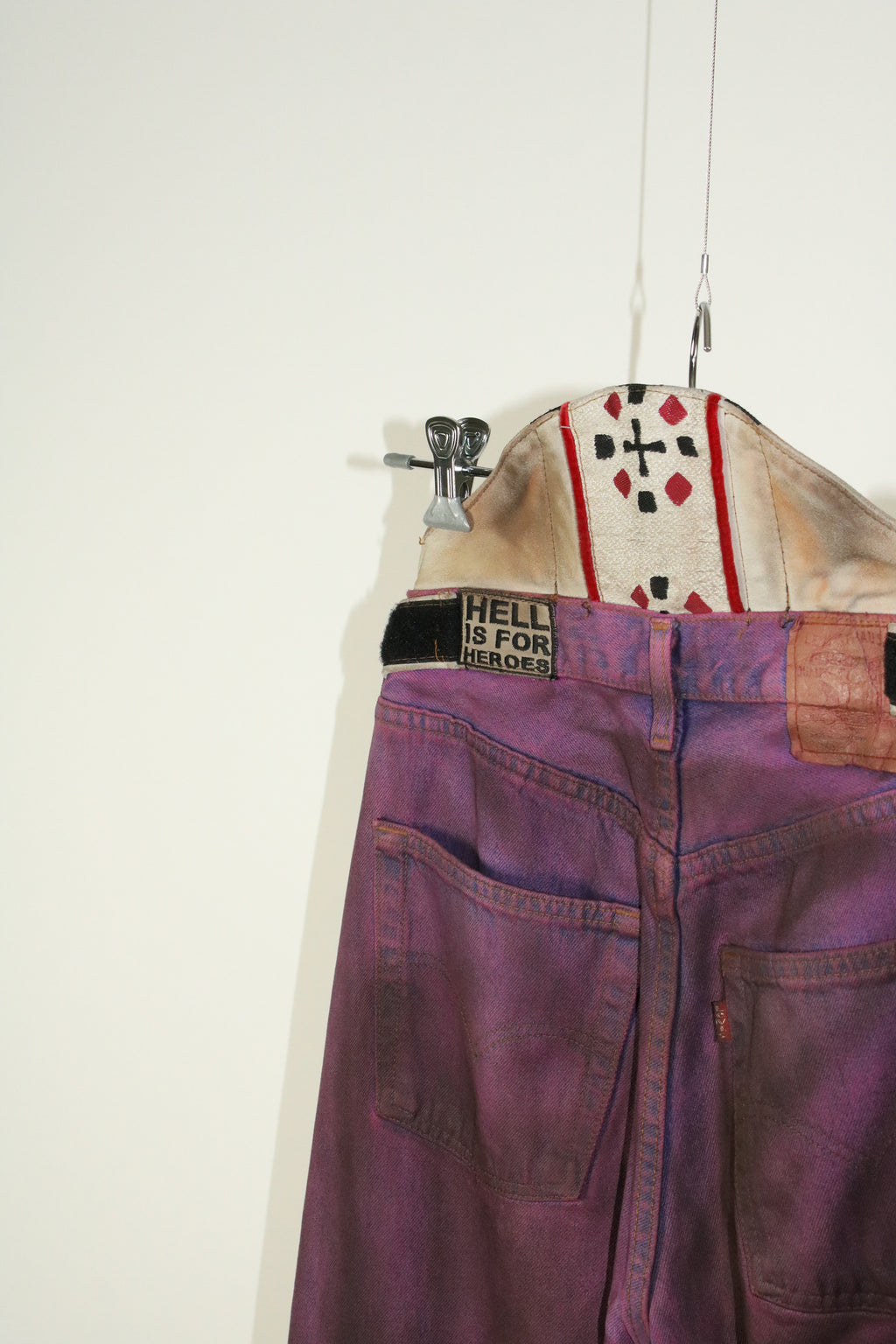 90s Levi's 501 "punk custum" coating denim