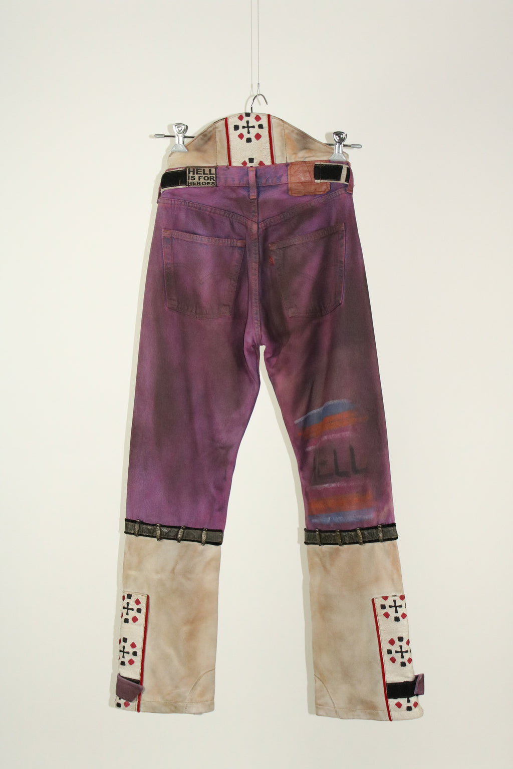 90s Levi's 501 "punk custum" coating denim