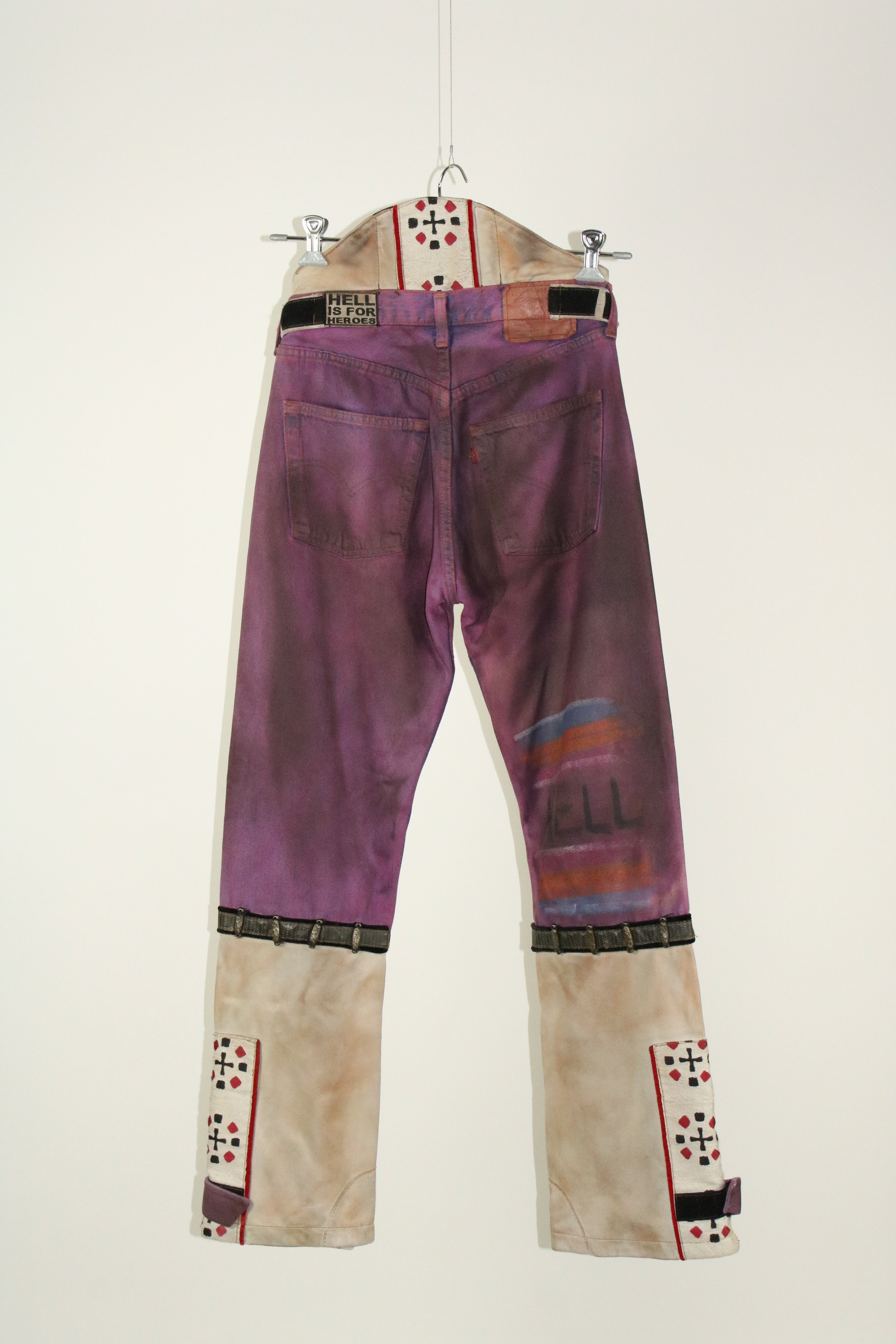 90s Levi's 501 "punk custum" coating denim