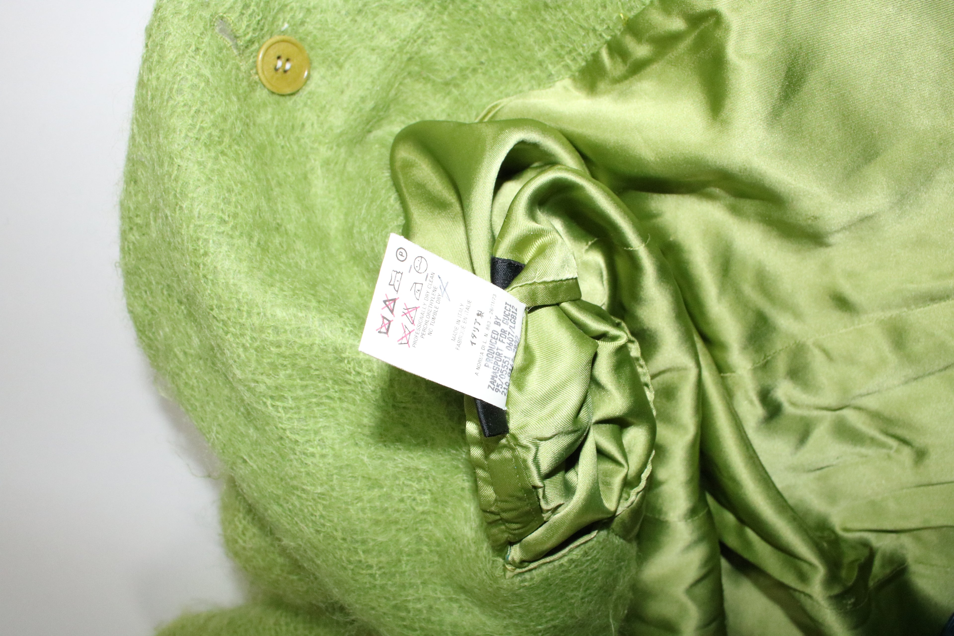 00s gucci "TOM FORD" mohair coat