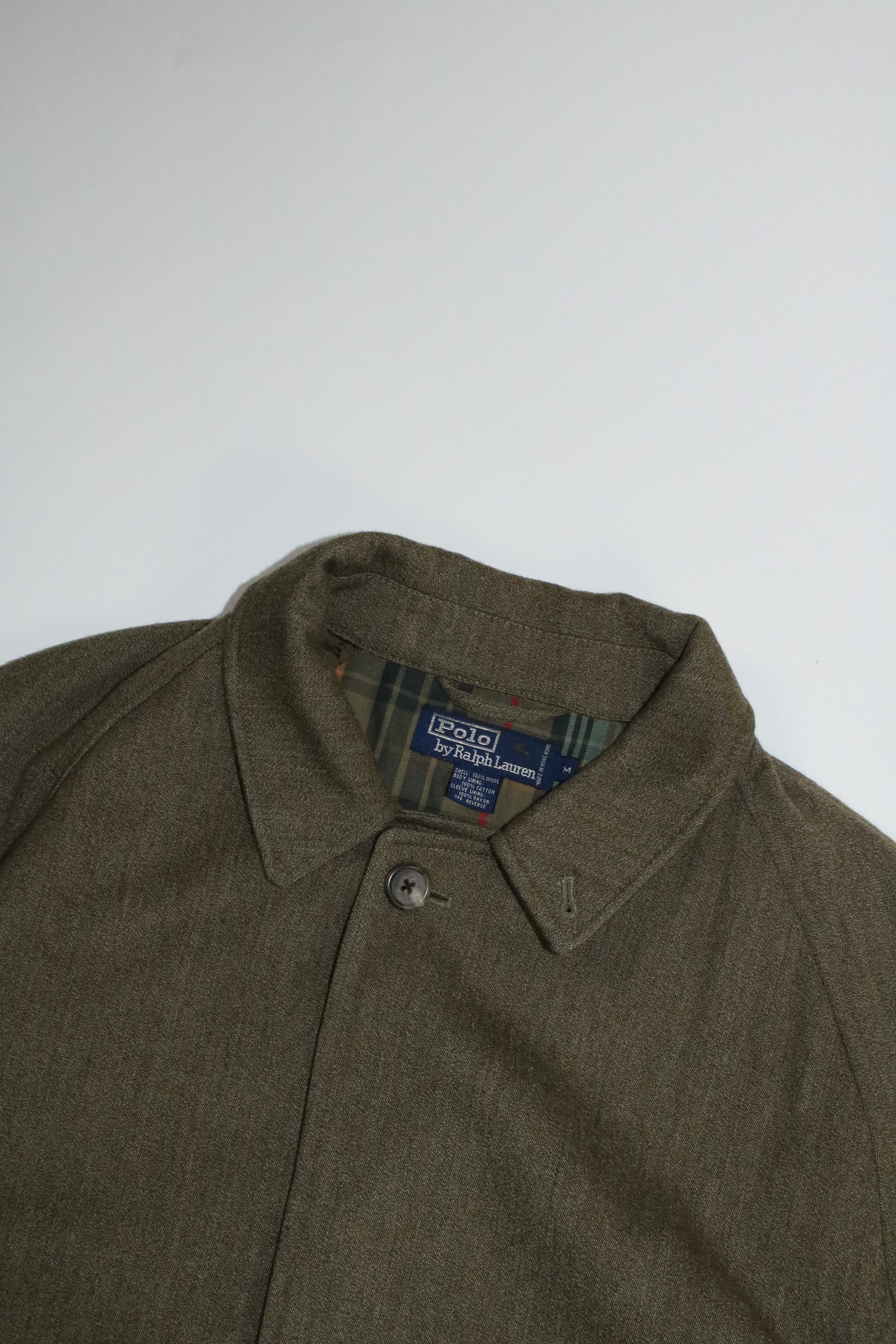 90s Polo by Ralph Lauren wool Balmacaan coat