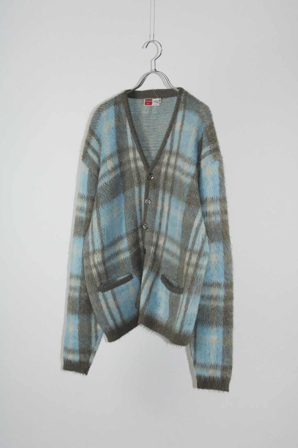 60s milwaukee knit mohair cardigan