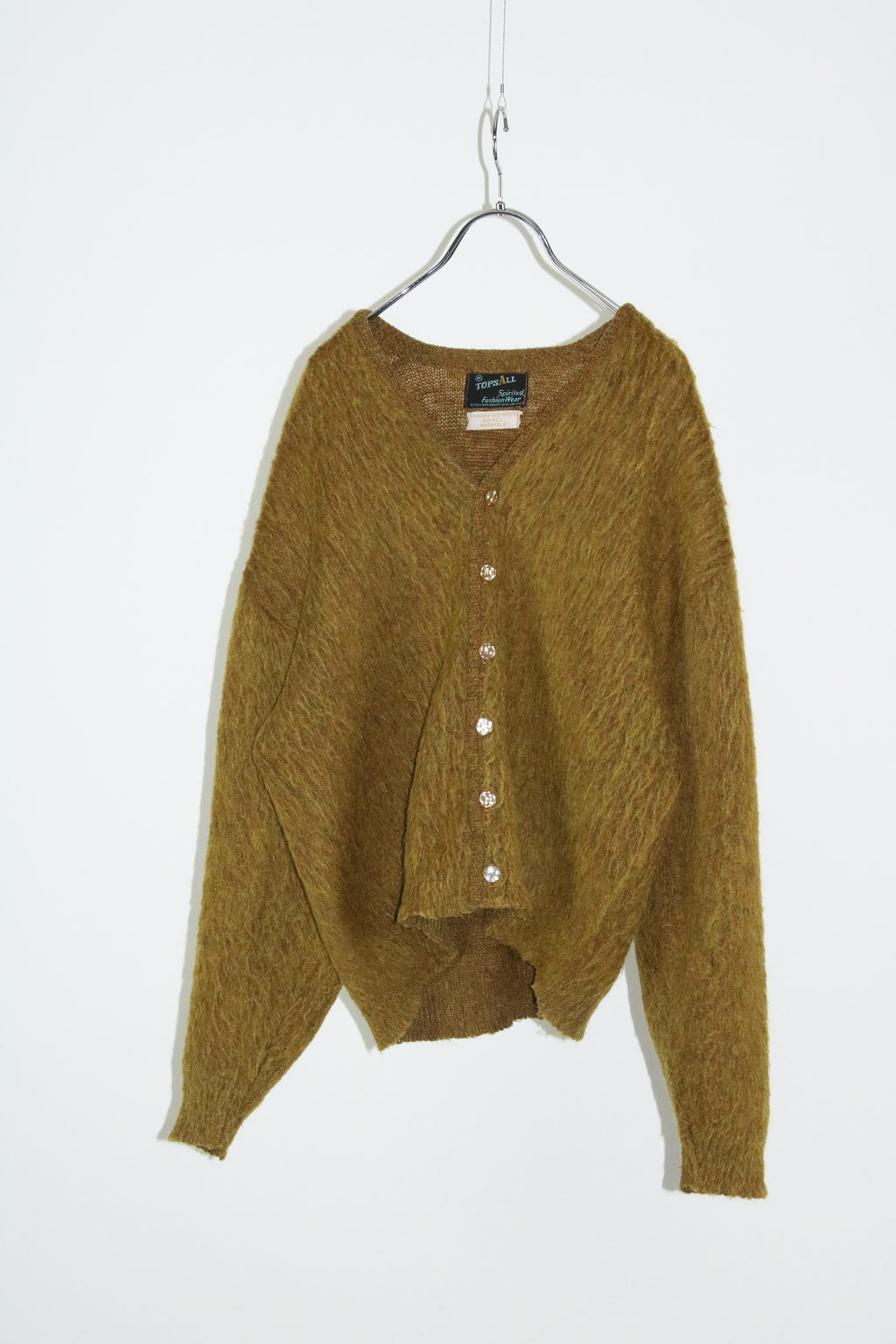 60s TOPSALL mohair cardigan