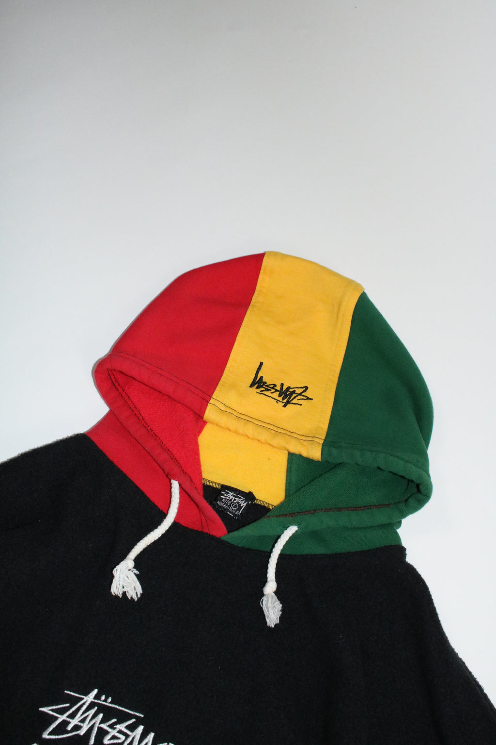 80s STUSSY raster color hoodie