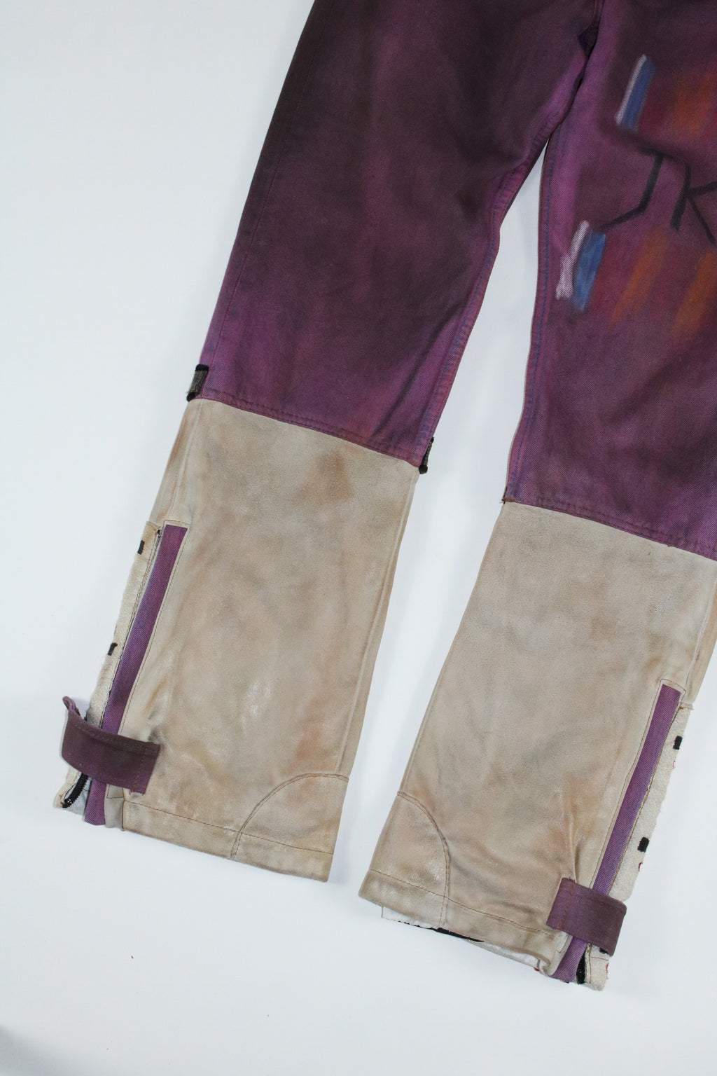 90s Levi's 501 "punk custum" coating denim