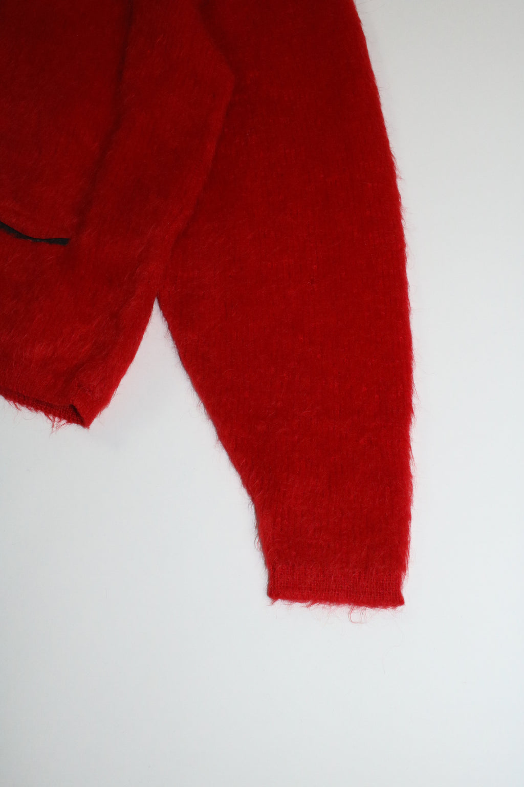 60s McGREGOR red mohair cardigan