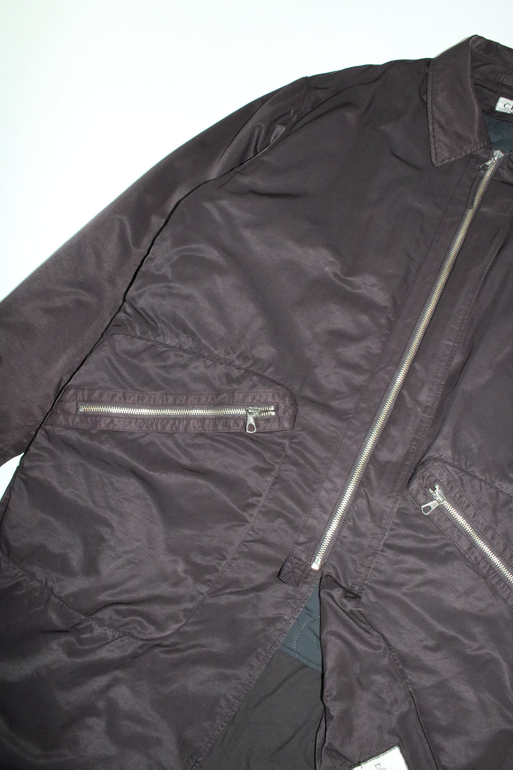 90s C.P company dark brown Balmacaan coat