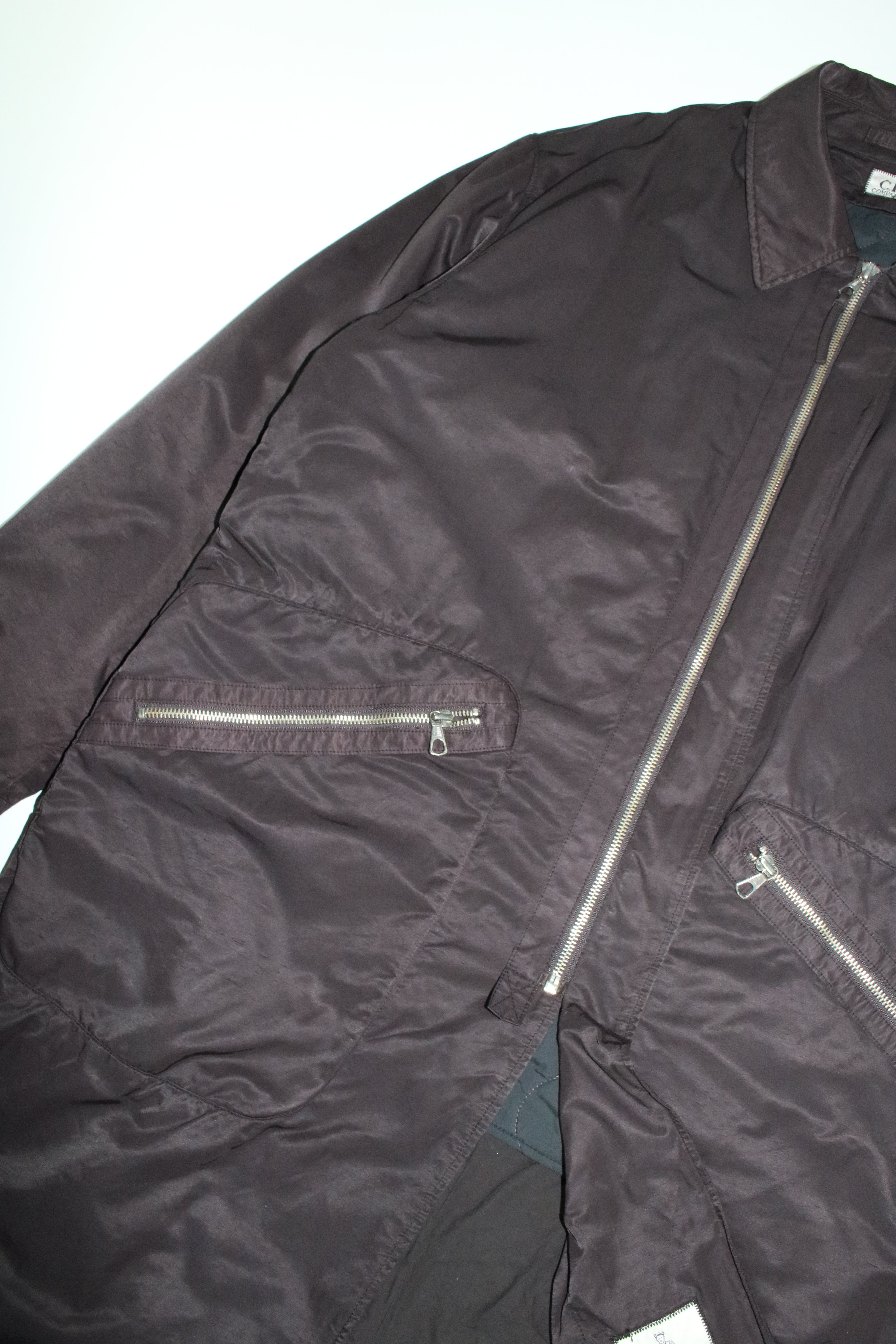 90s C.P company dark brown Balmacaan coat