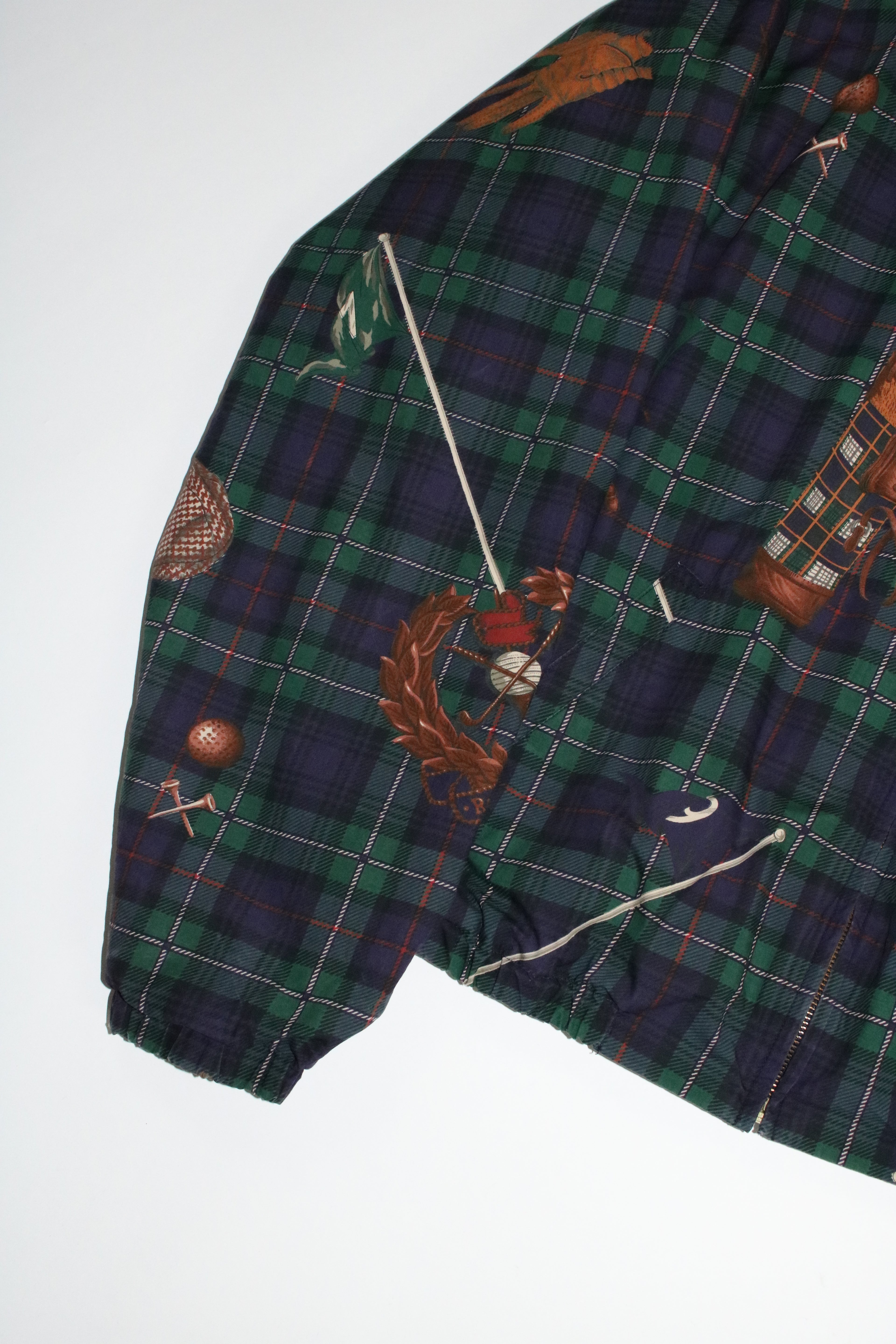 90s polo by Ralph Lauren golf pattern drizzler jacket