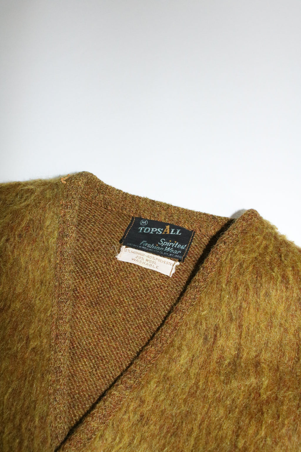 60s TOPSALL mohair cardigan