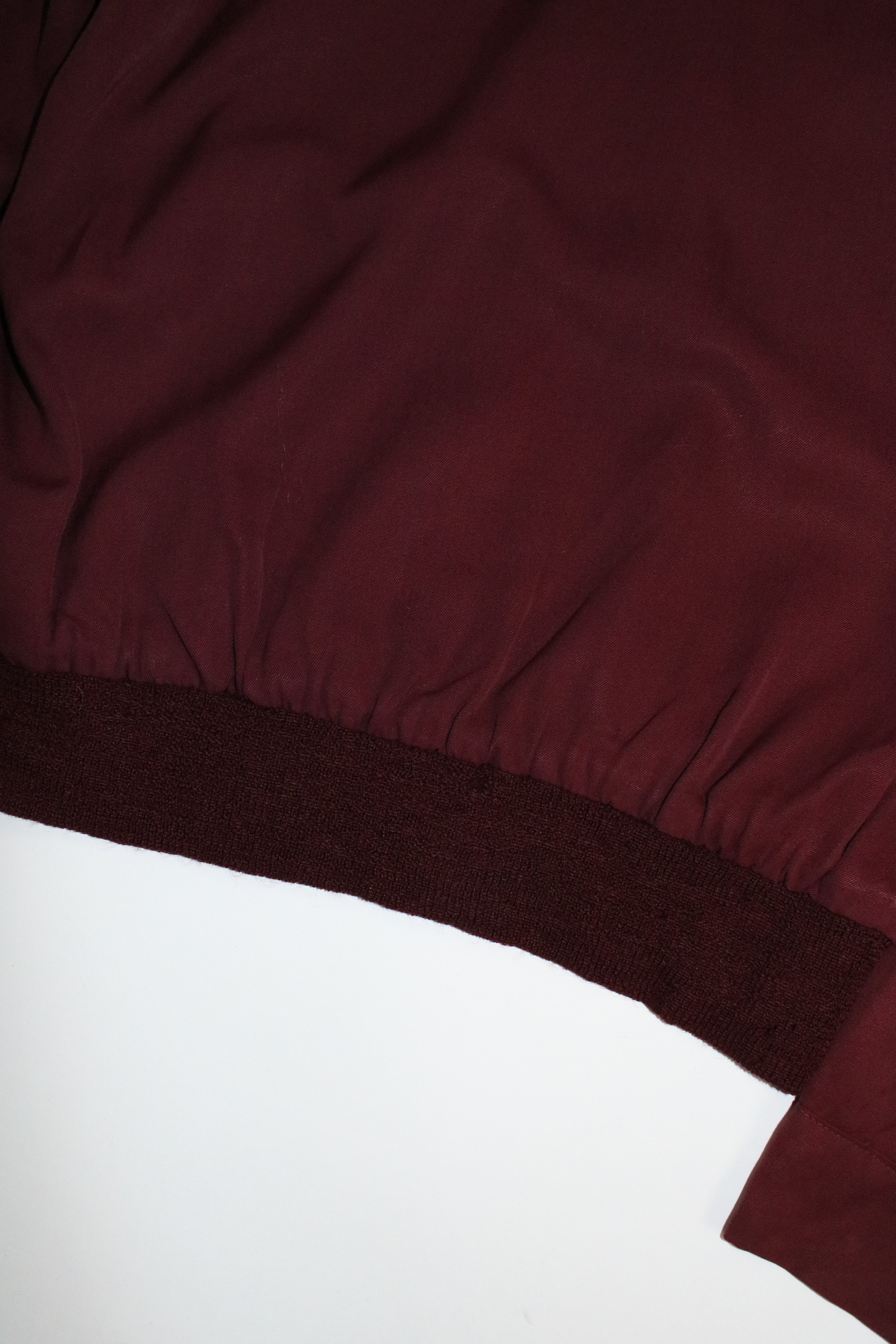 50s wine red gabardine jacket