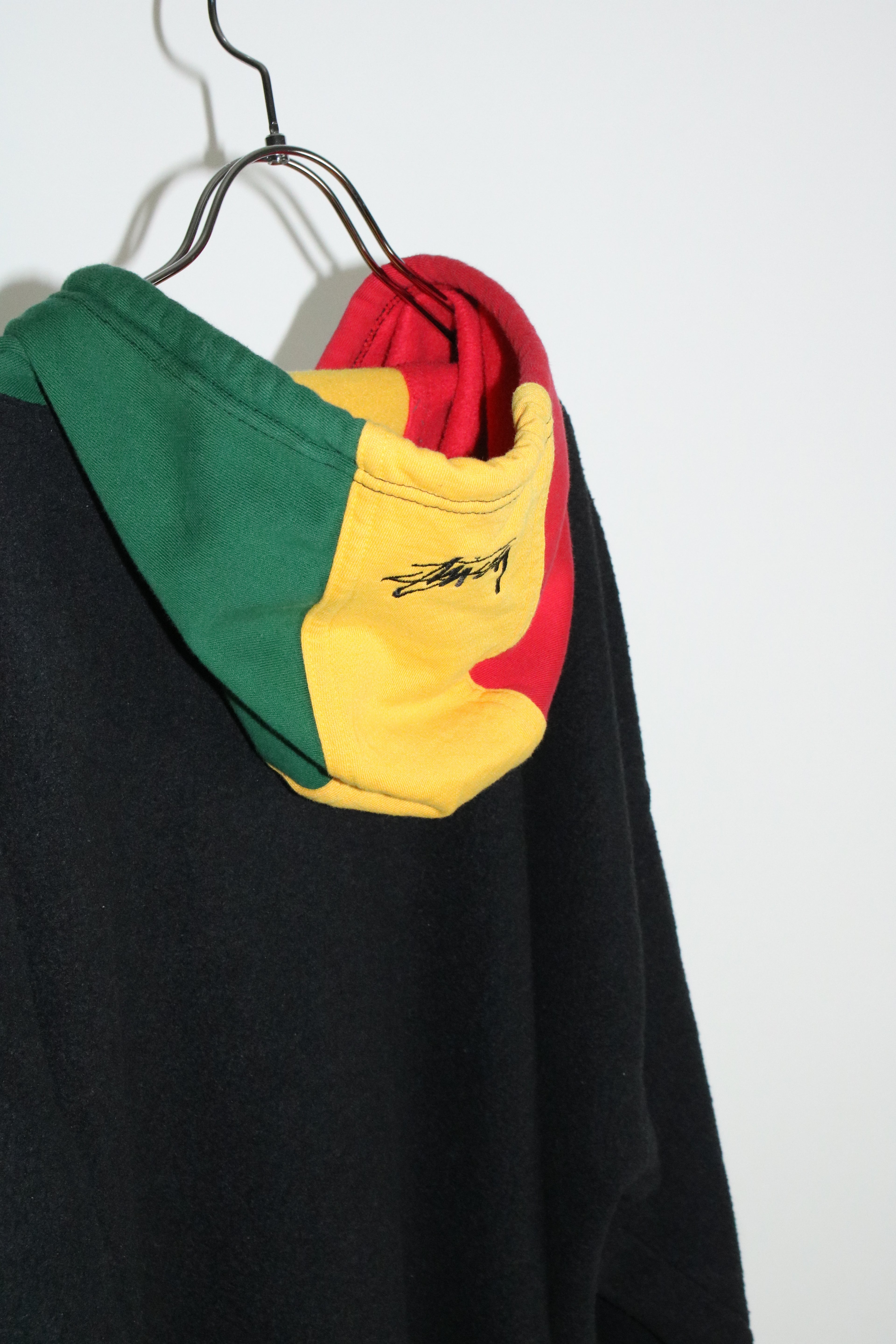 80s STUSSY raster color hoodie