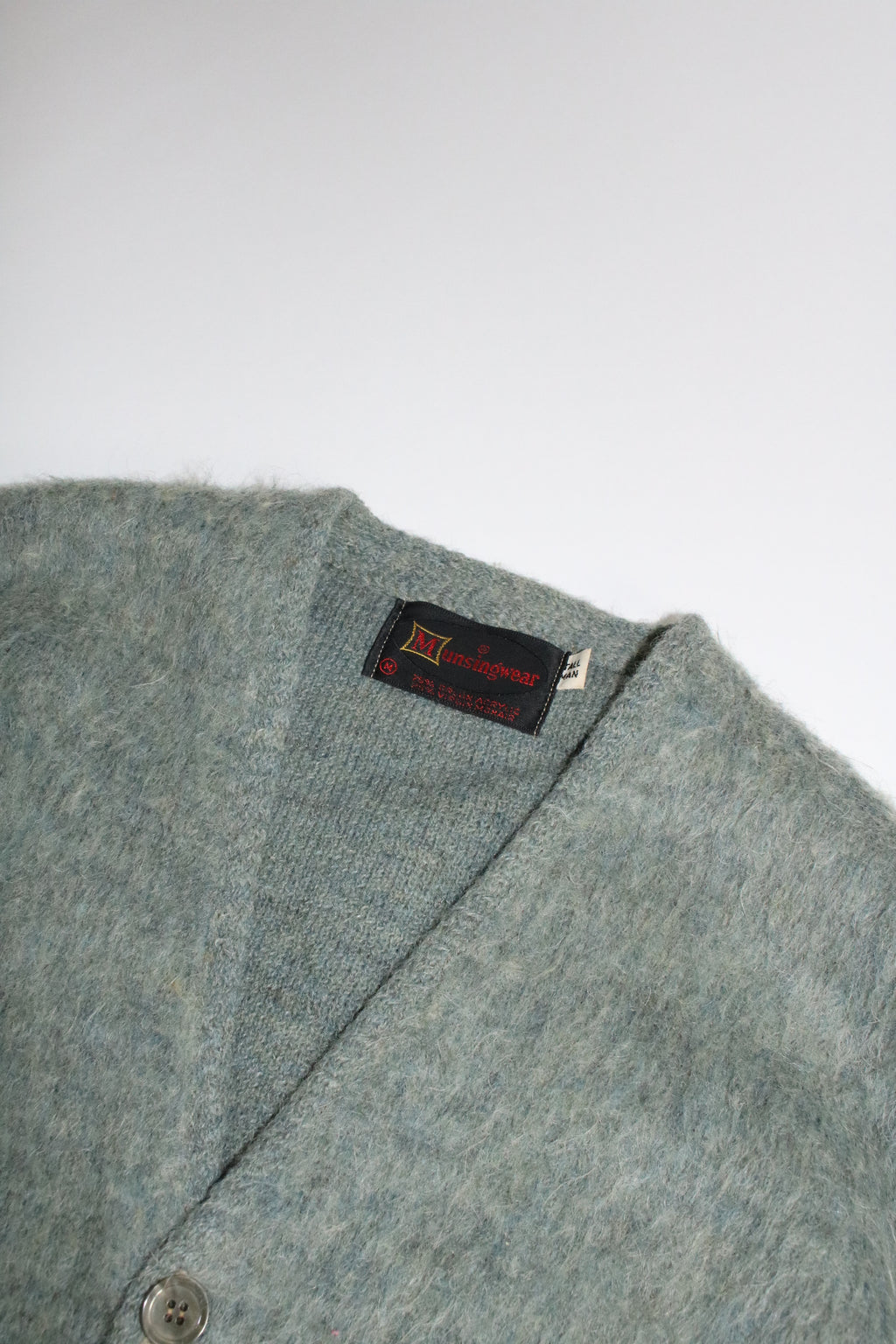 60s munsingwear mohair cardigan