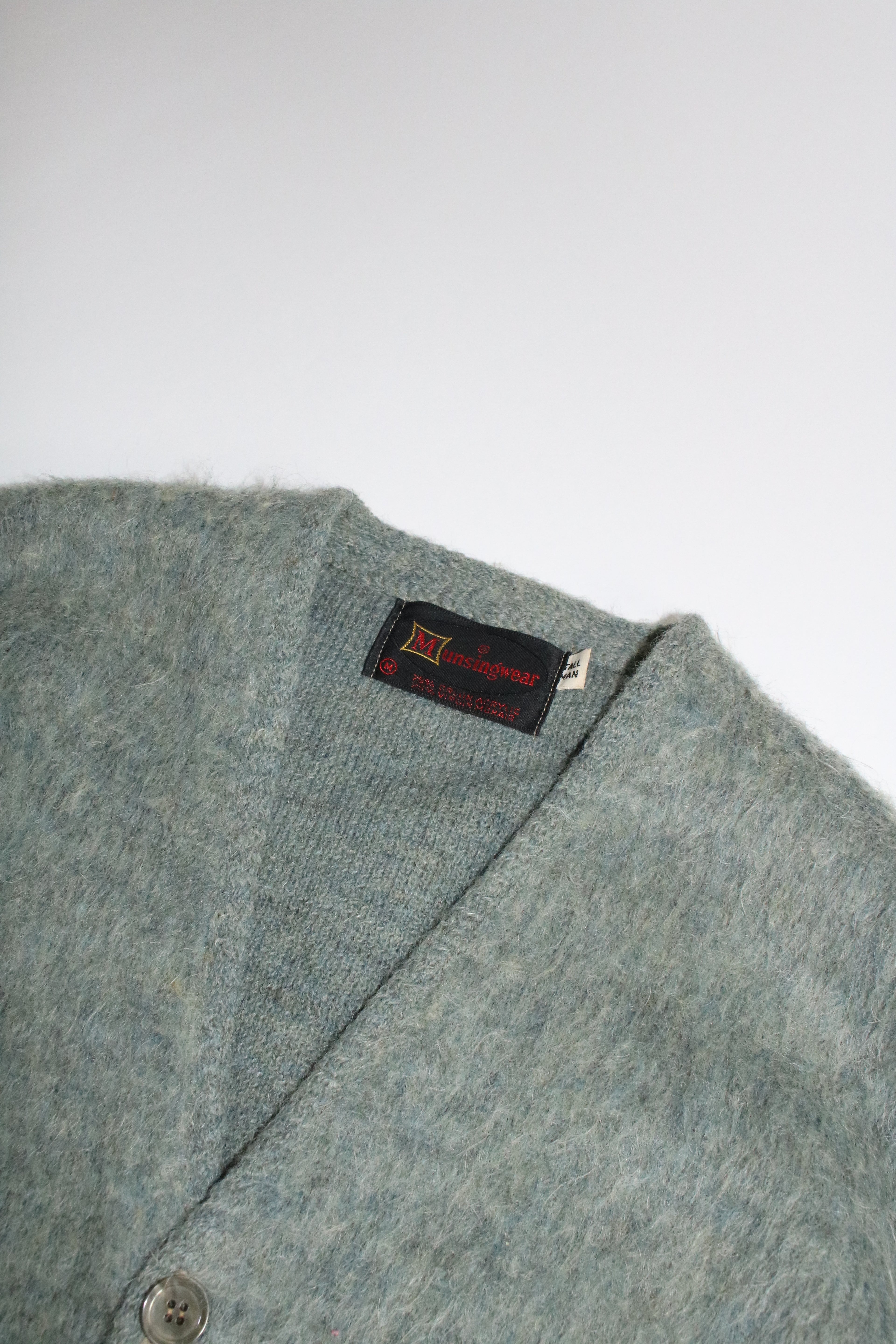 60s munsingwear mohair cardigan