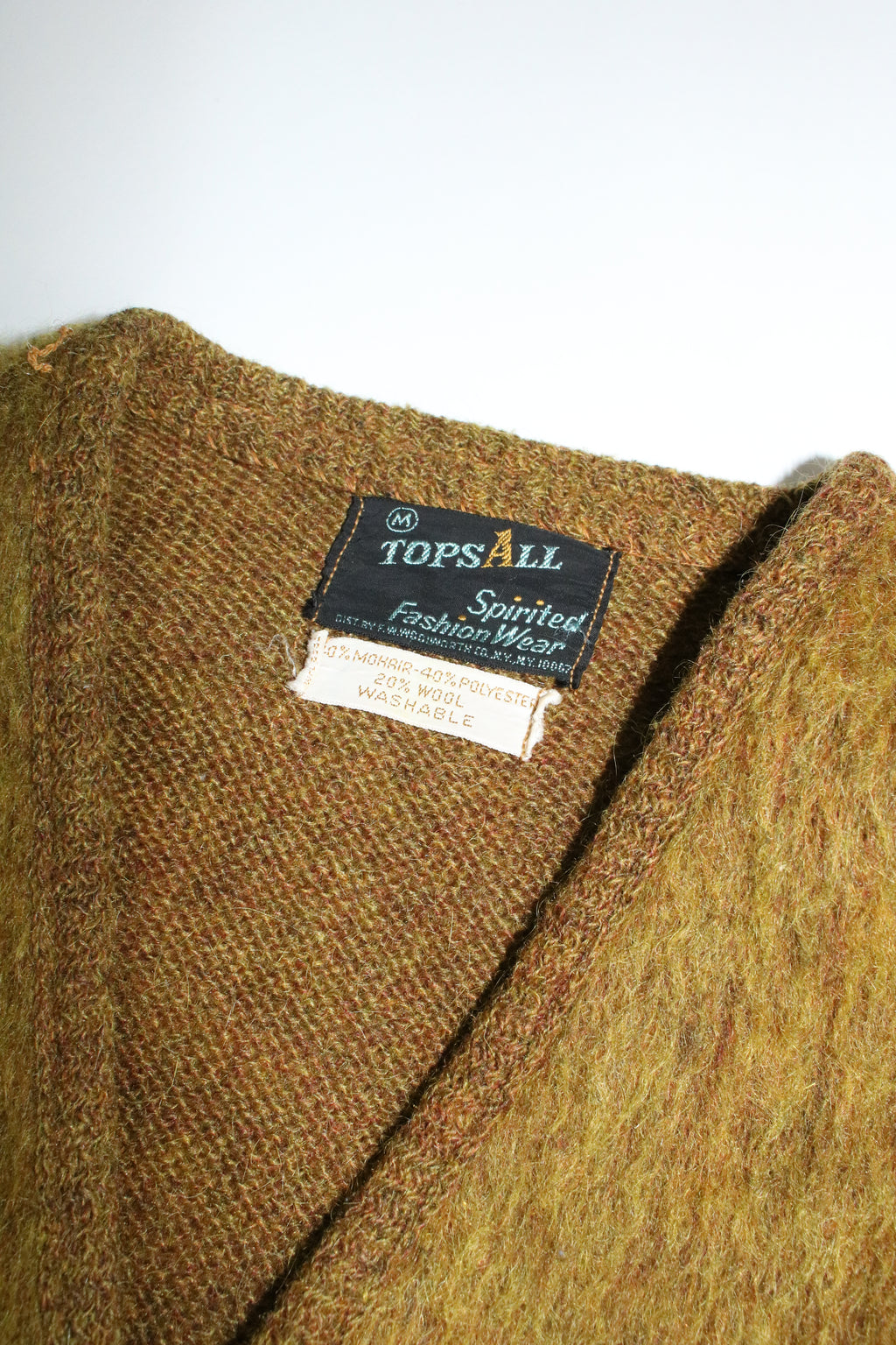 60s TOPSALL mohair cardigan