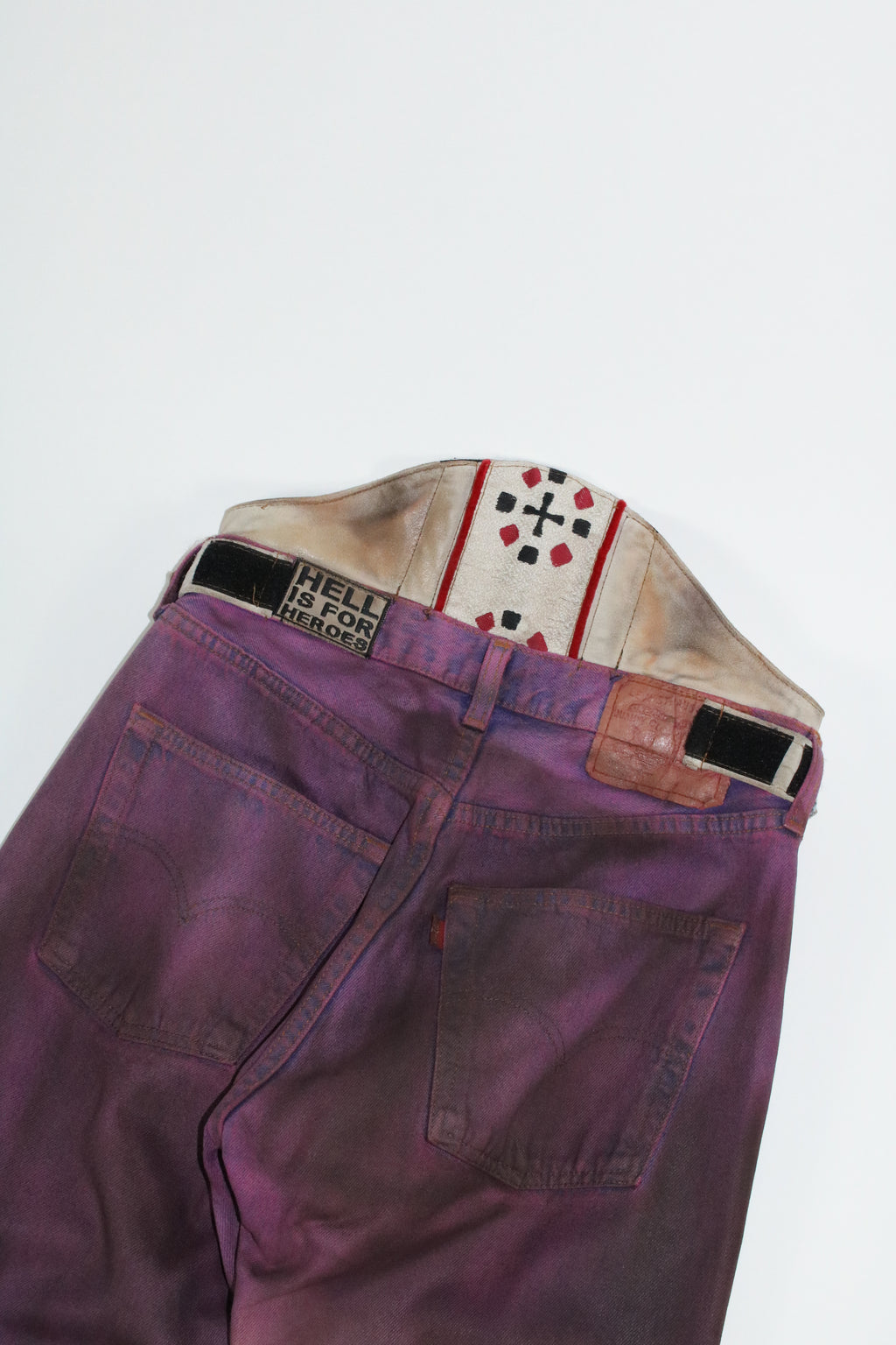 90s Levi's 501 "punk custum" coating denim