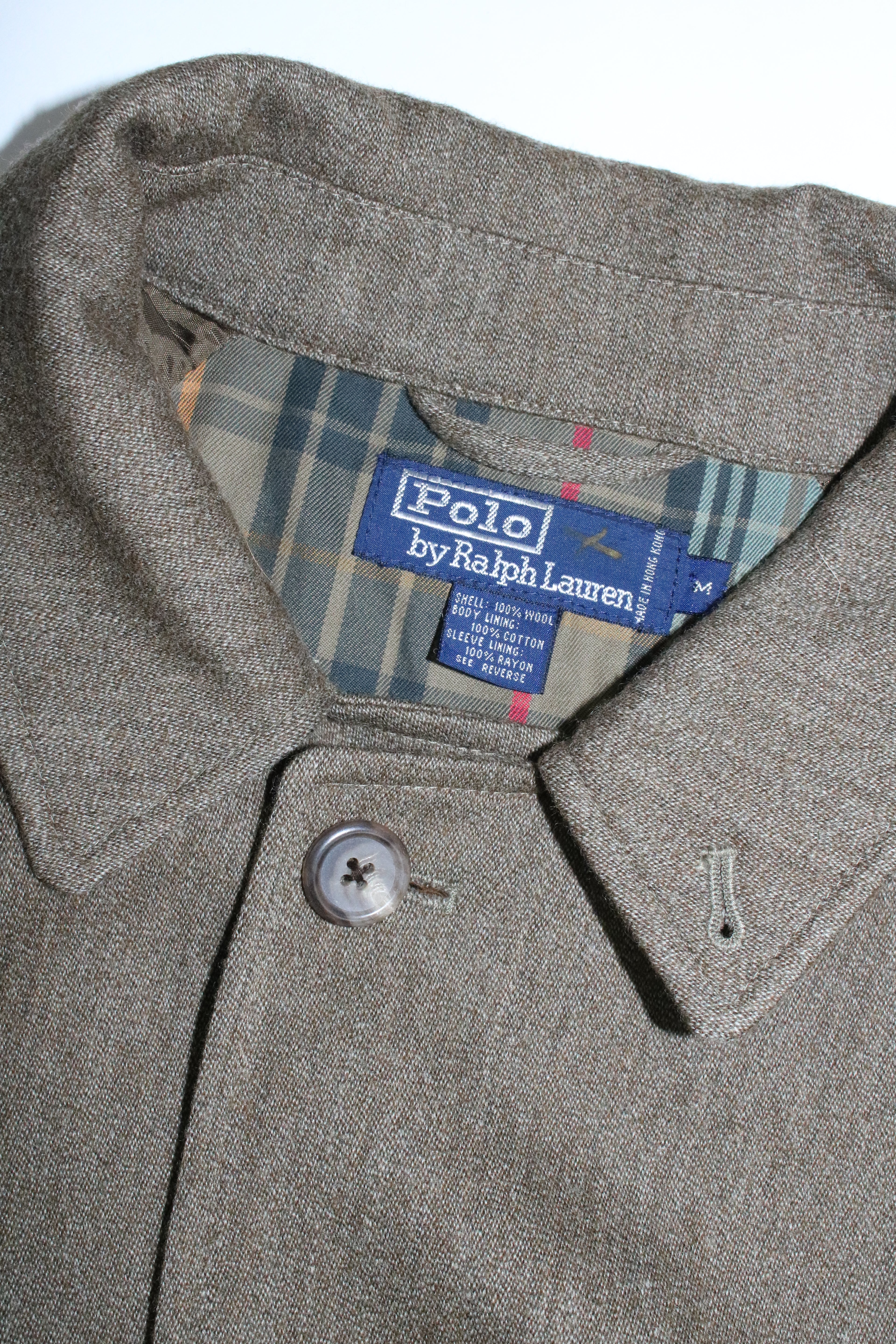 90s Polo by Ralph Lauren wool Balmacaan coat