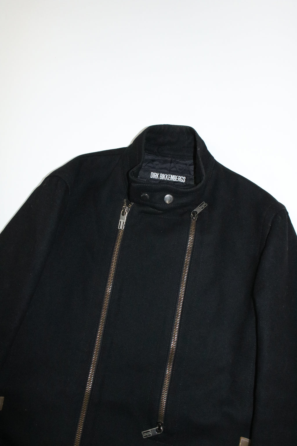 00s DIRK BIKKEMBERGS belted design wool long coat