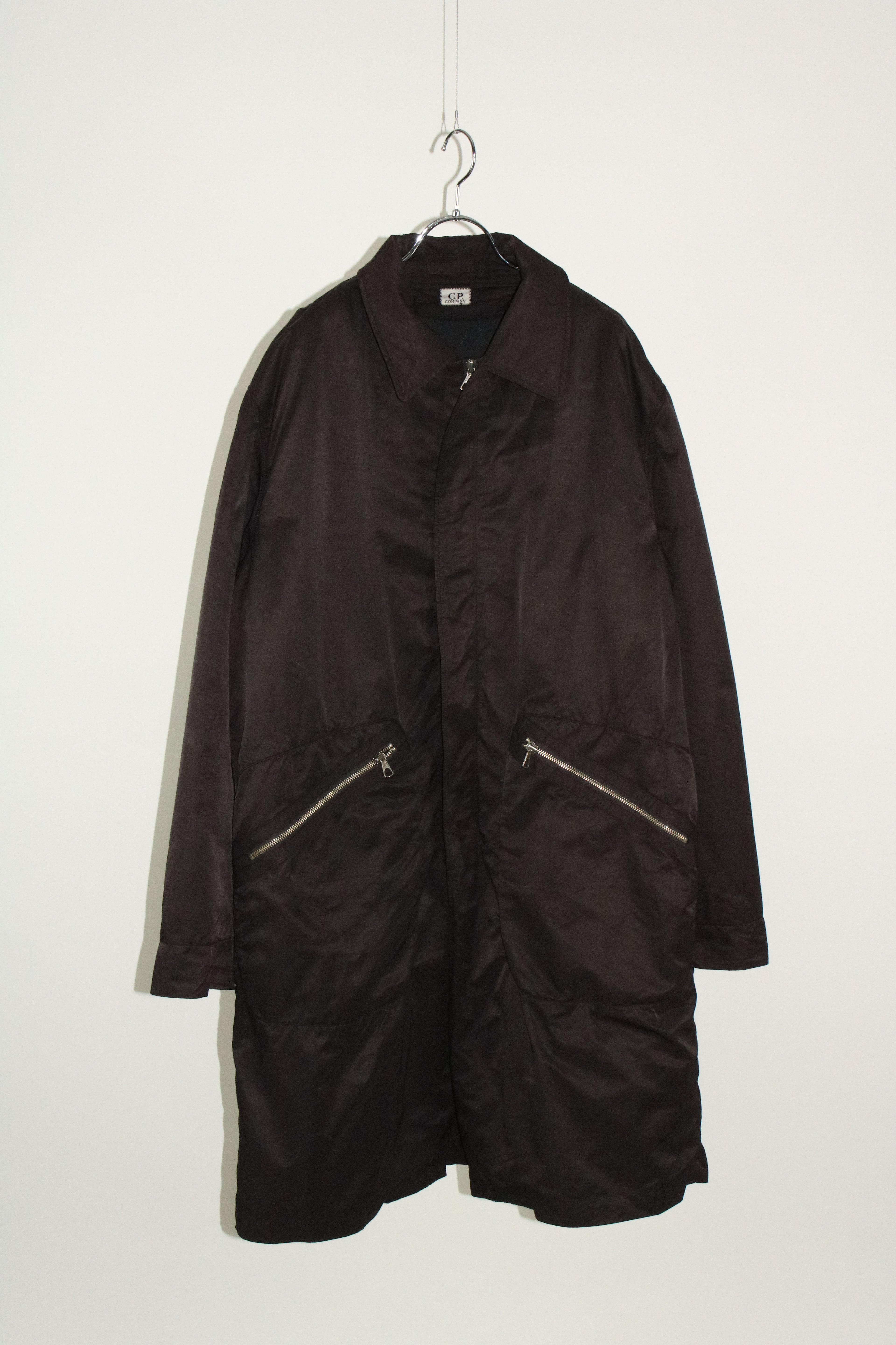90s C.P company dark brown Balmacaan coat