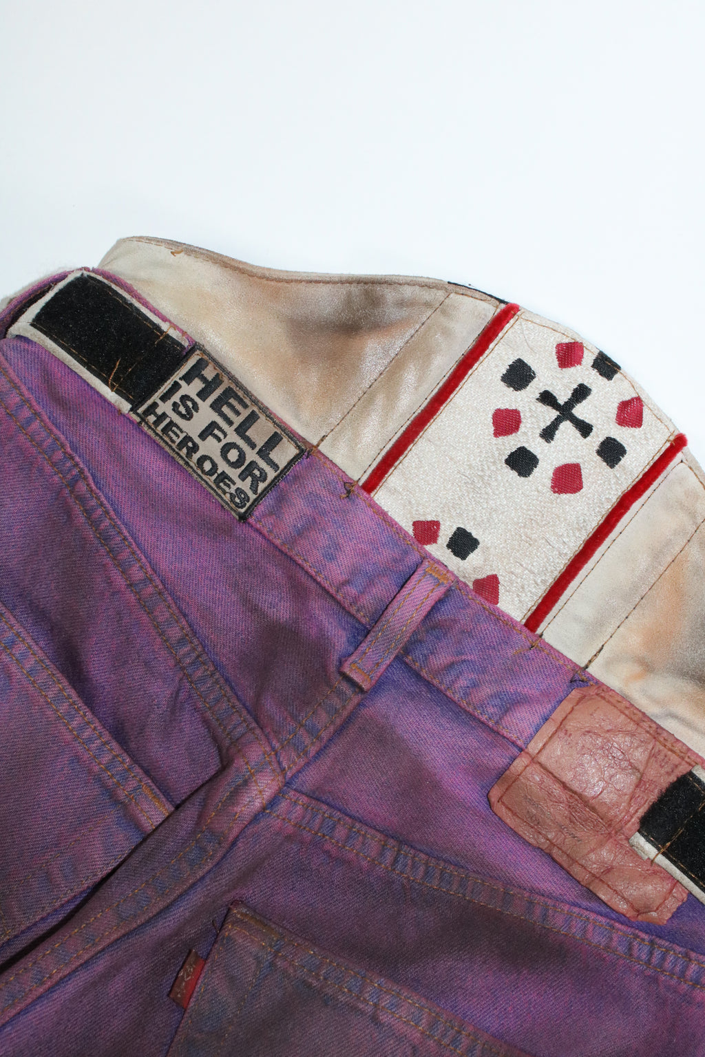 90s Levi's 501 "punk custum" coating denim